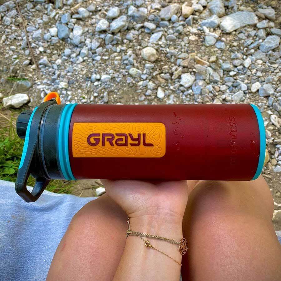Grayl GeoPress Water Purifier Travel Filter Bottle