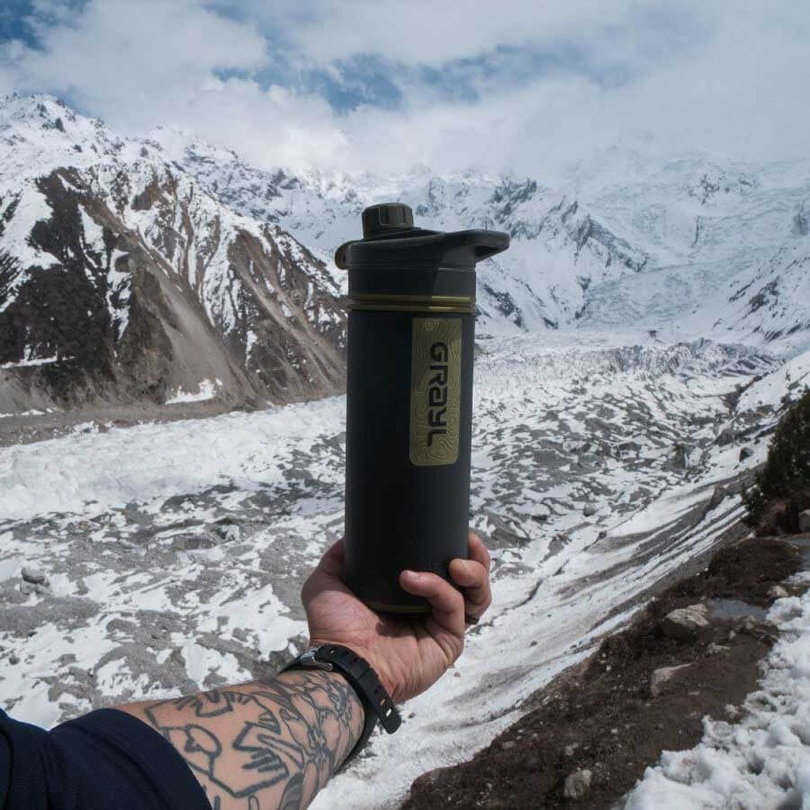 Grayl GeoPress Water Purifier Travel Filter Bottle