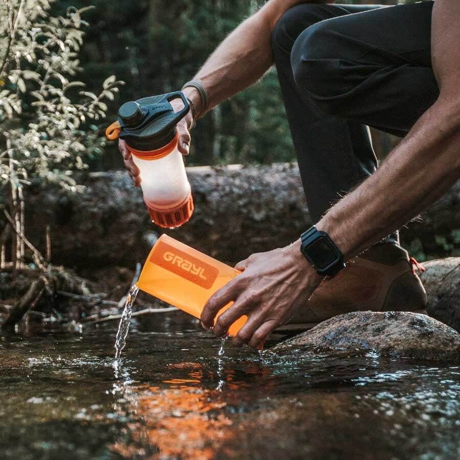 Grayl GeoPress Water Purifier Travel Filter Bottle