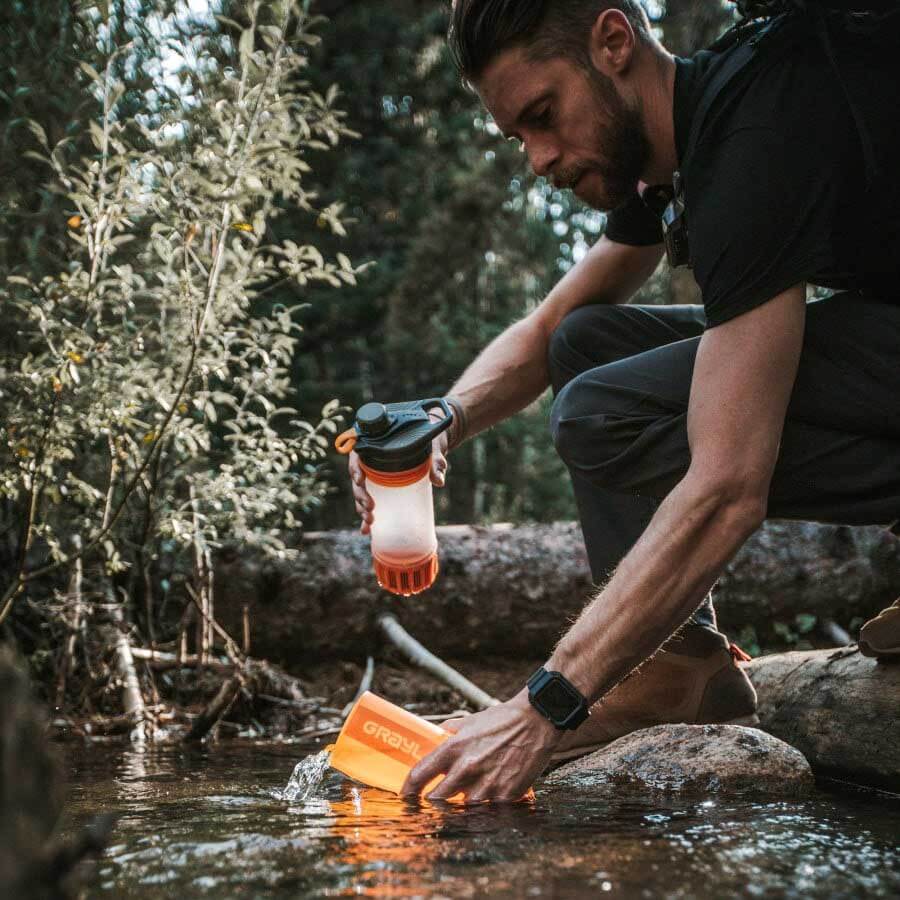 Grayl GeoPress Water Purifier Travel Filter Bottle
