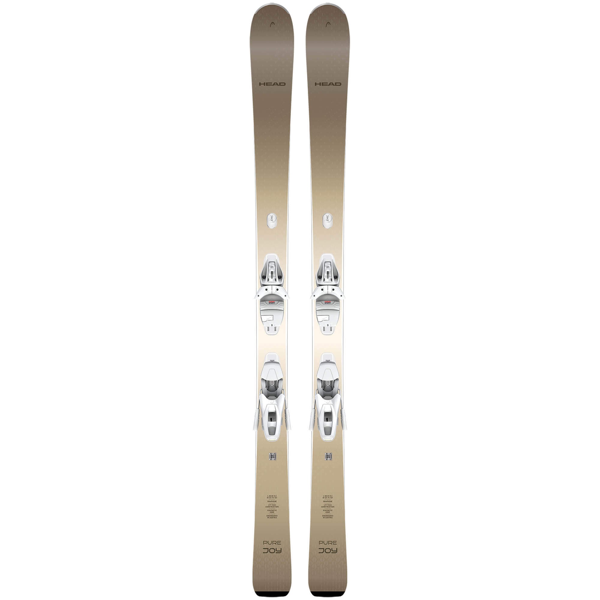Head E.Pure Joy Women's Skis + Joy 9 Grip Walk Bindings