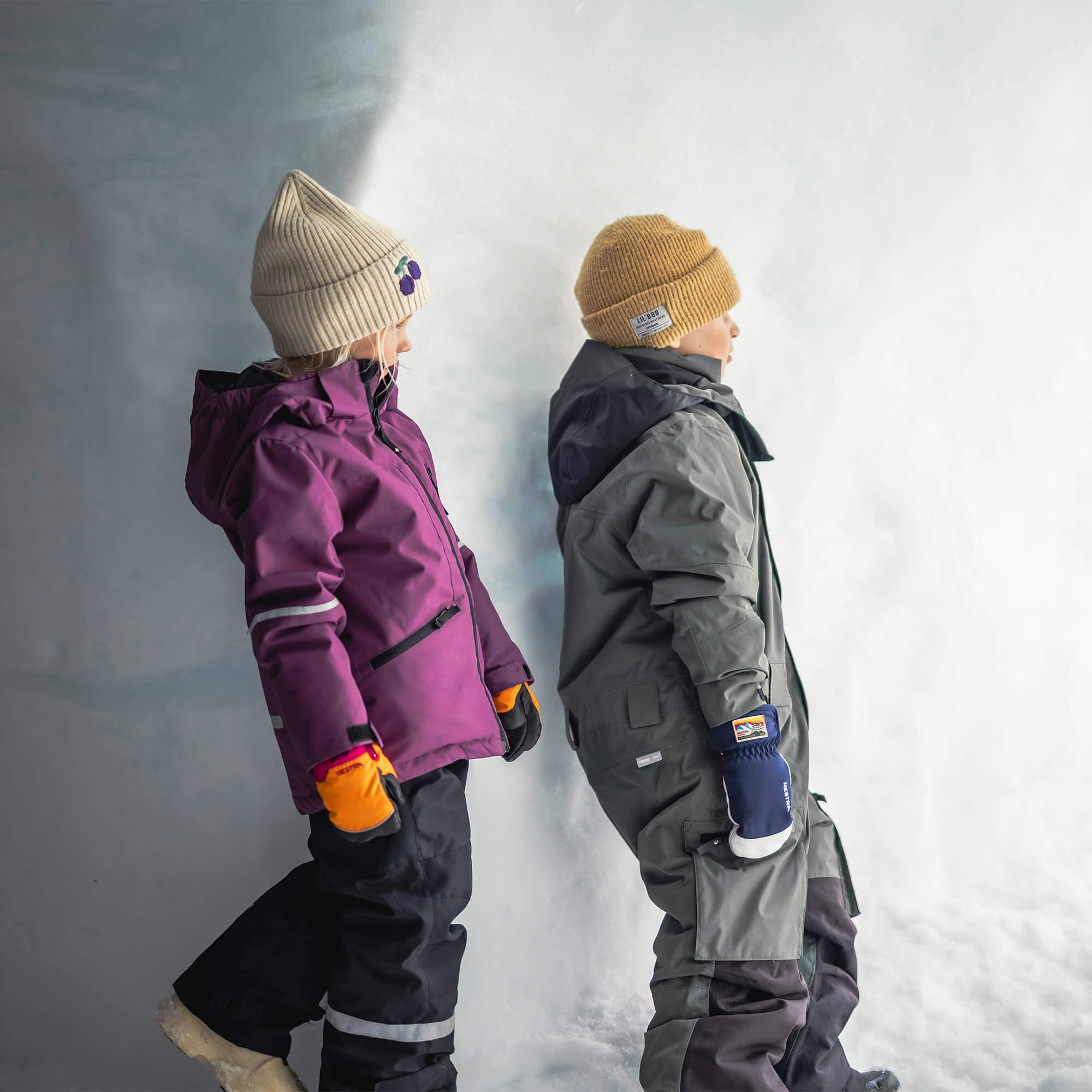 Hestra Kids' Baby Zip Mitt Gloves