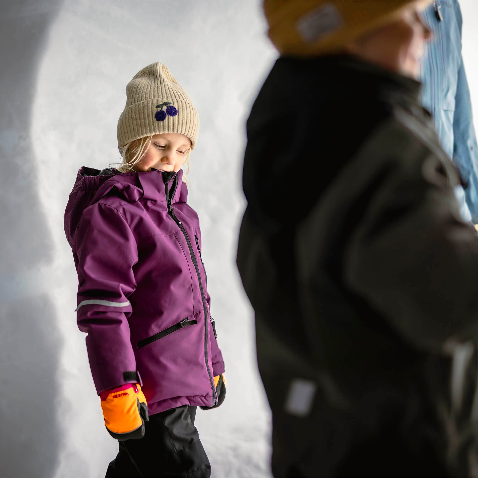 Hestra Kids' Baby Zip Mitt Gloves