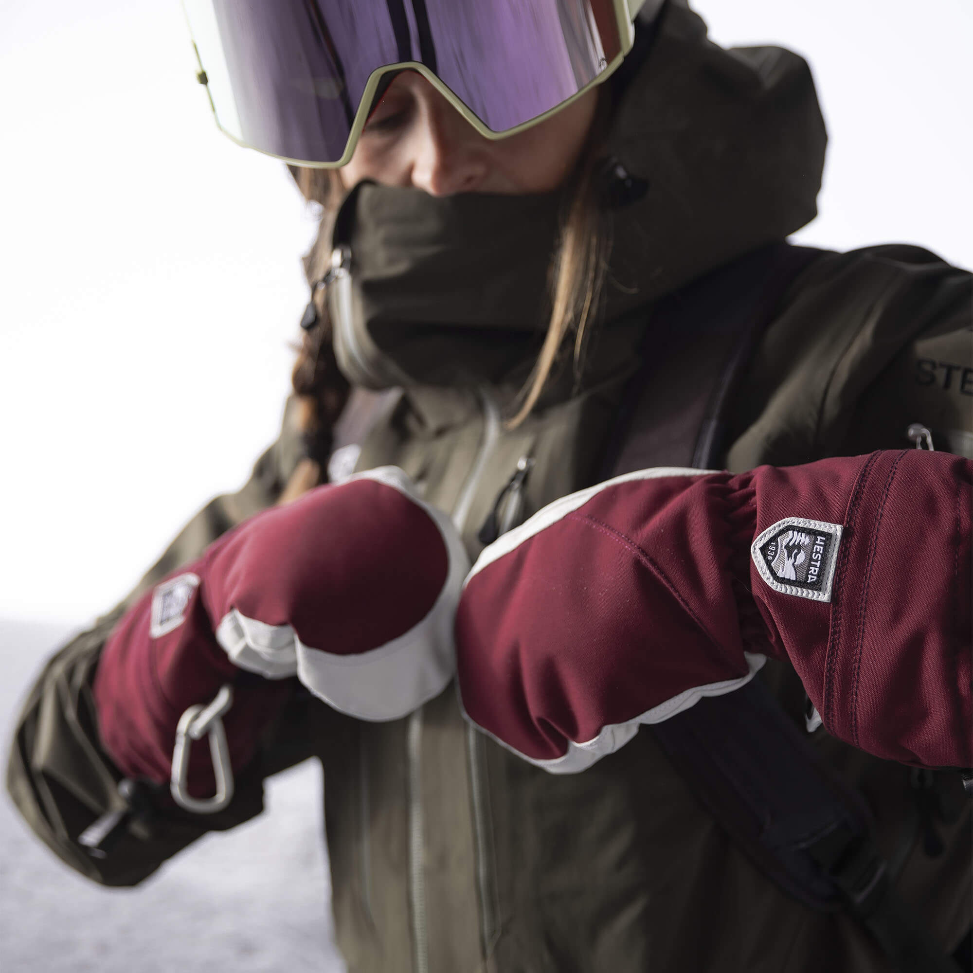 Hestra Heli Ski Female Women's Ski/Snowboard Mitt