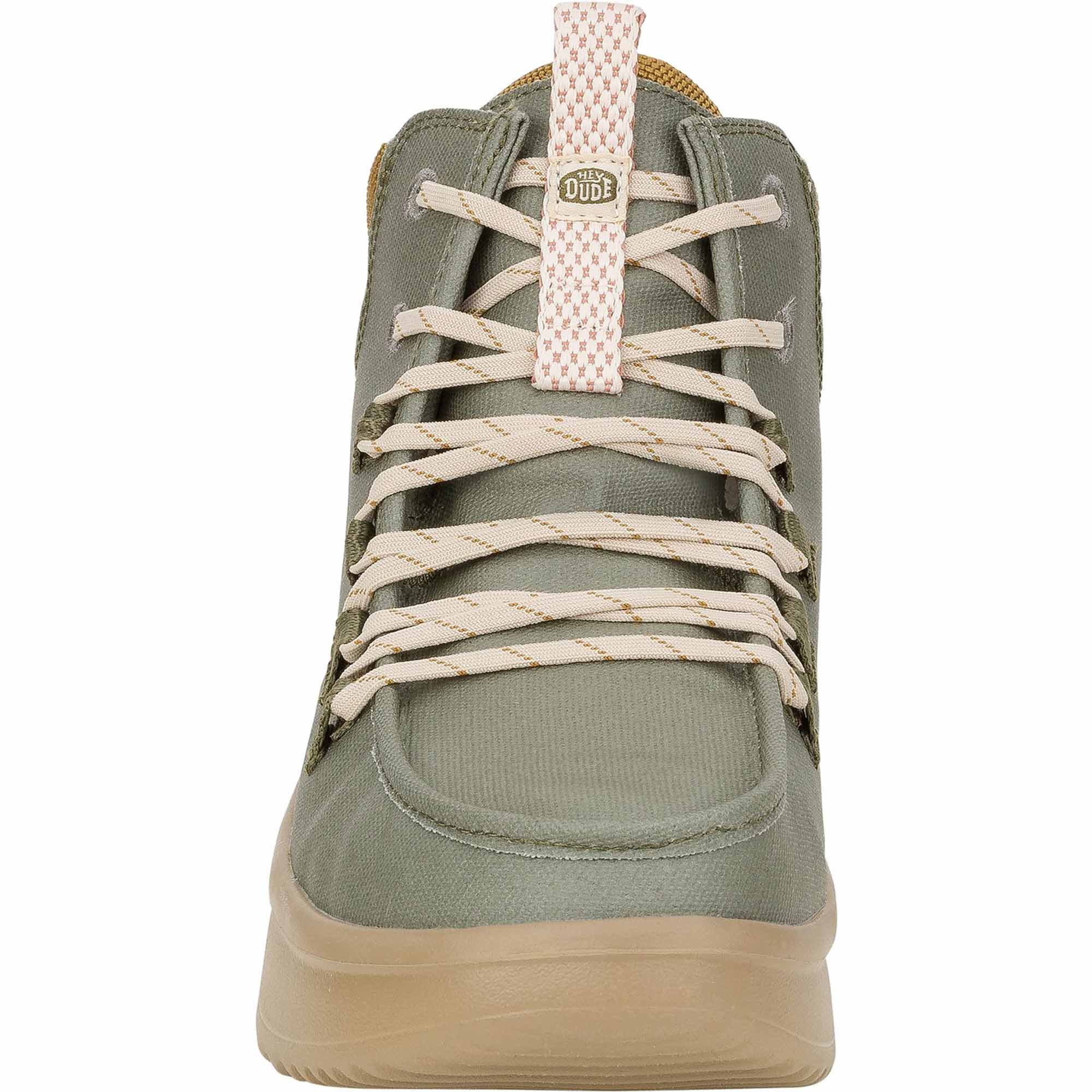 HEYDUDE Wendy Apres Coated Twill Women's Mid-Top Trainers