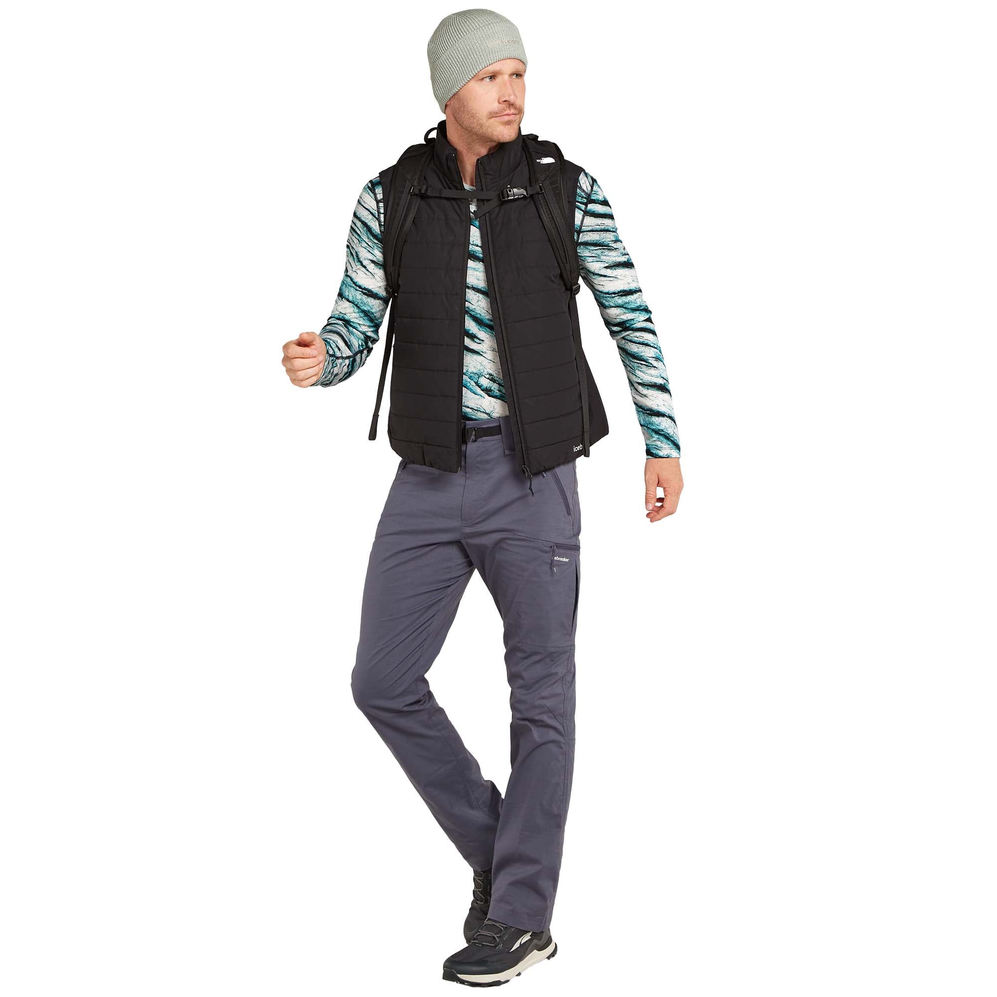 Icebreaker 200 Oasis LS Crew Protect Our Winters Men's Long Sleeved Base Layer Top