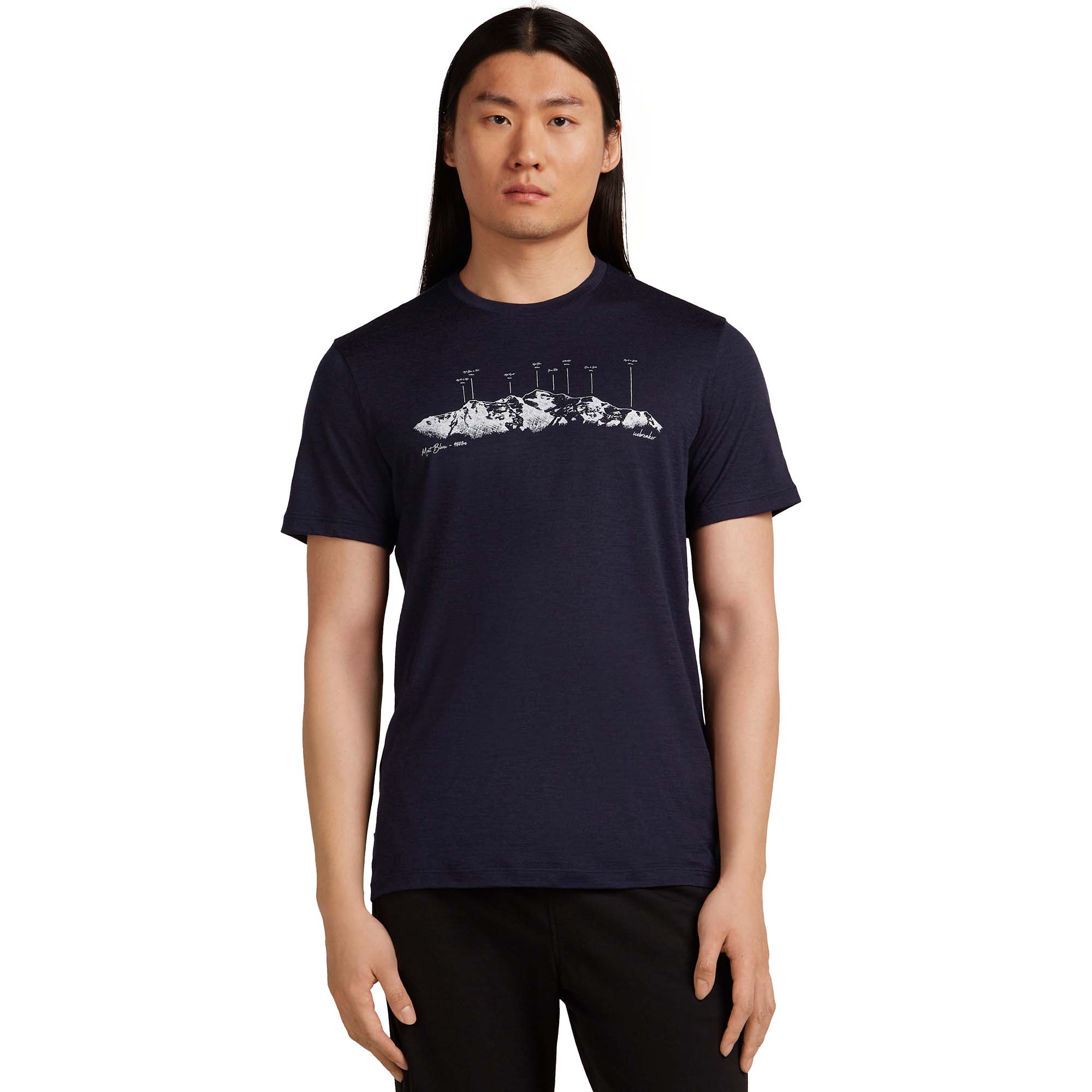 Icebreaker Merino 150 Tech The Peaks Short Sleeve T-shirt