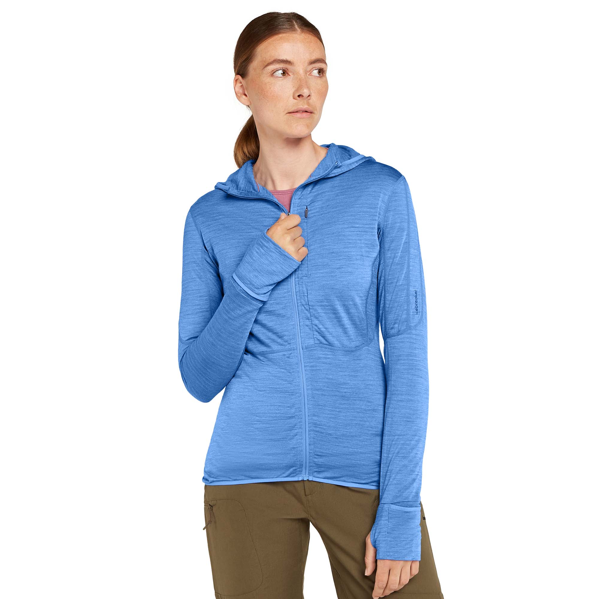 Hoodie Jacket Merino Jacke Sport Descender Icebreaker Merino