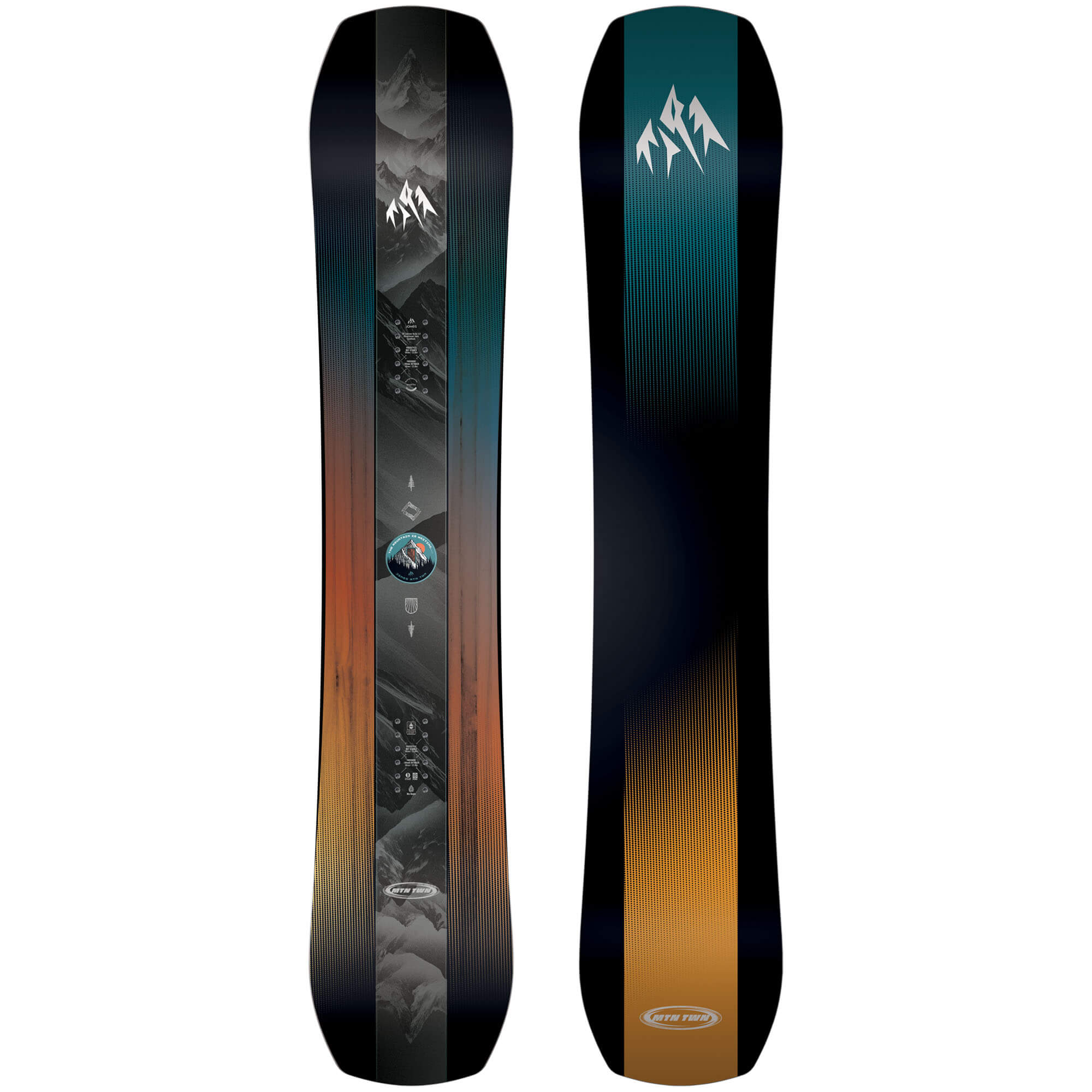 Jones Mountain Twin All Mountain/Freestyle Snowboard