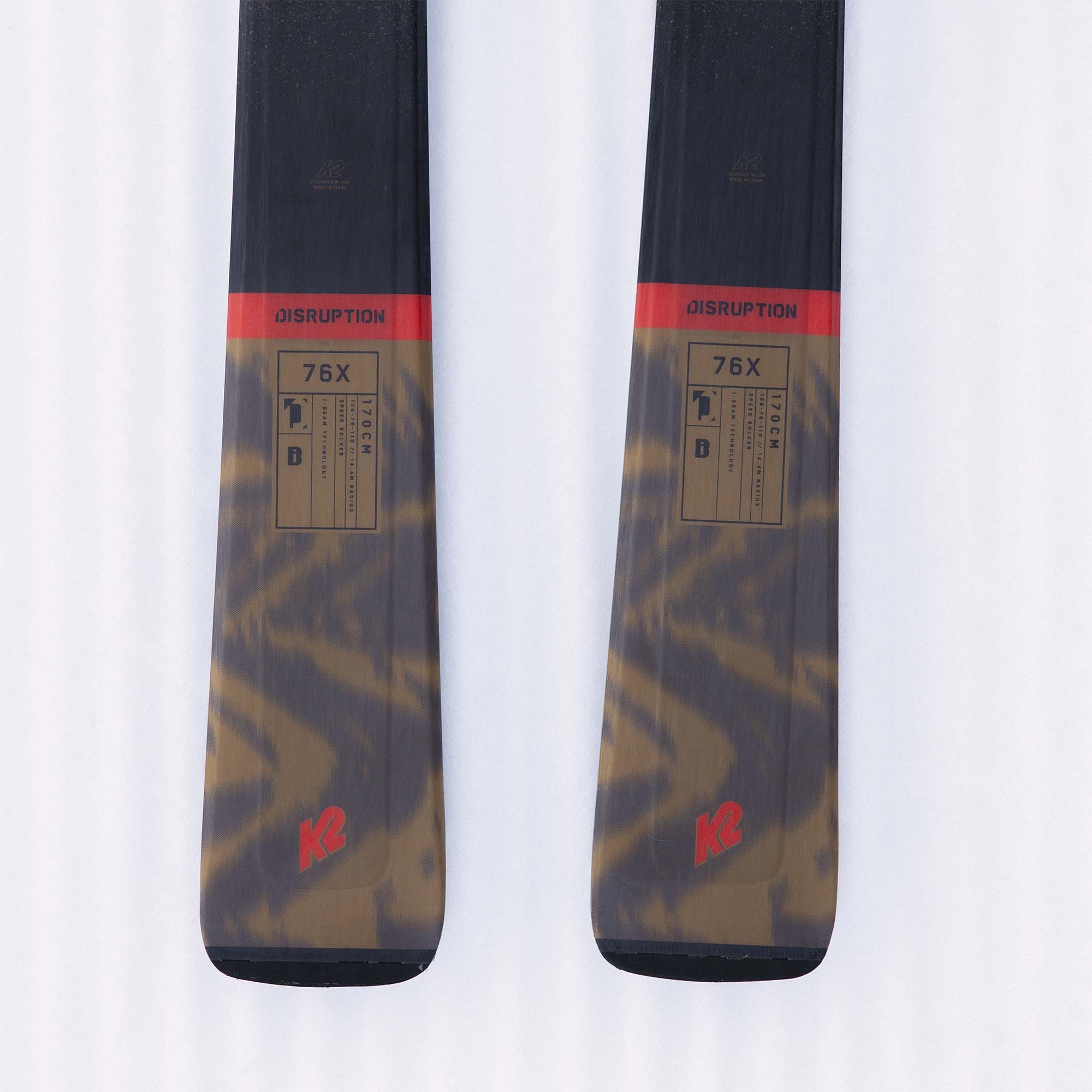 K2 Disruption 76X - M3 10 Compact Quikclik Skis 2025