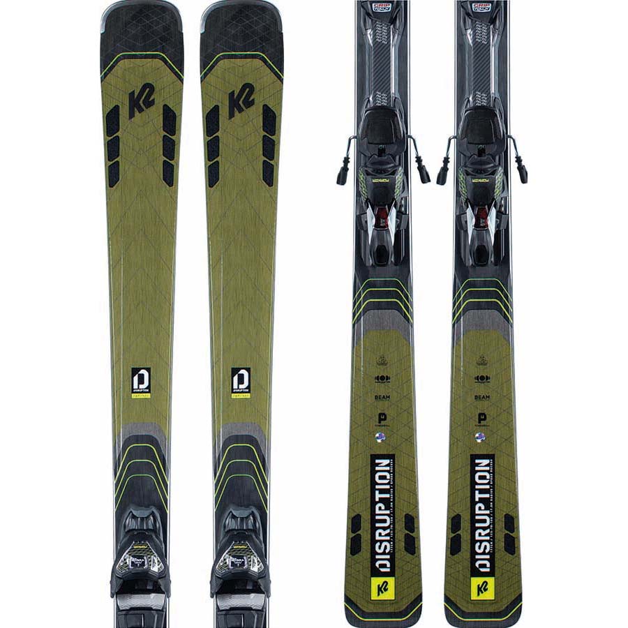 Ex Display K2 Disruption 78 Ti Skis + Marker MXC 12TCX LIGHT Q Bindings