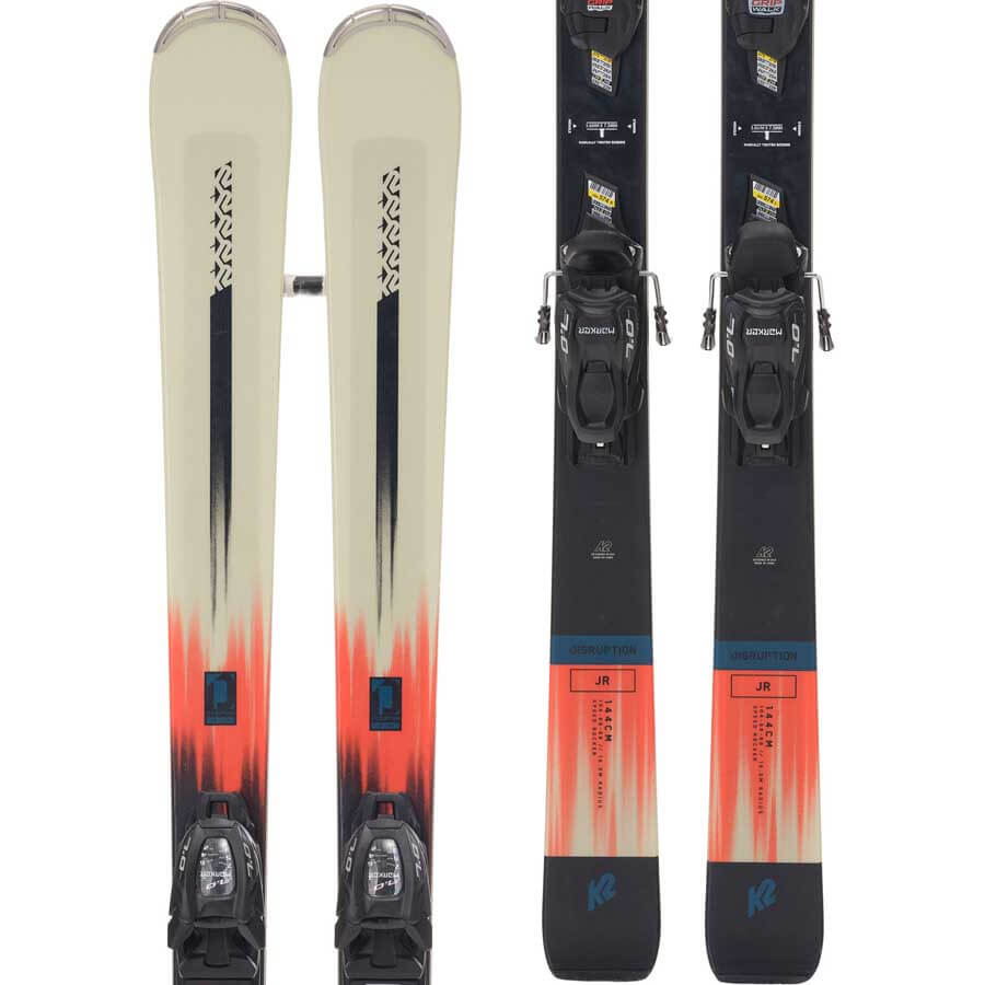 K2×FLOW Jr.BOARD 2piece set K2 Disruption JR + Marker FDT 7.0 Skis 2021 | Absolute-Snow