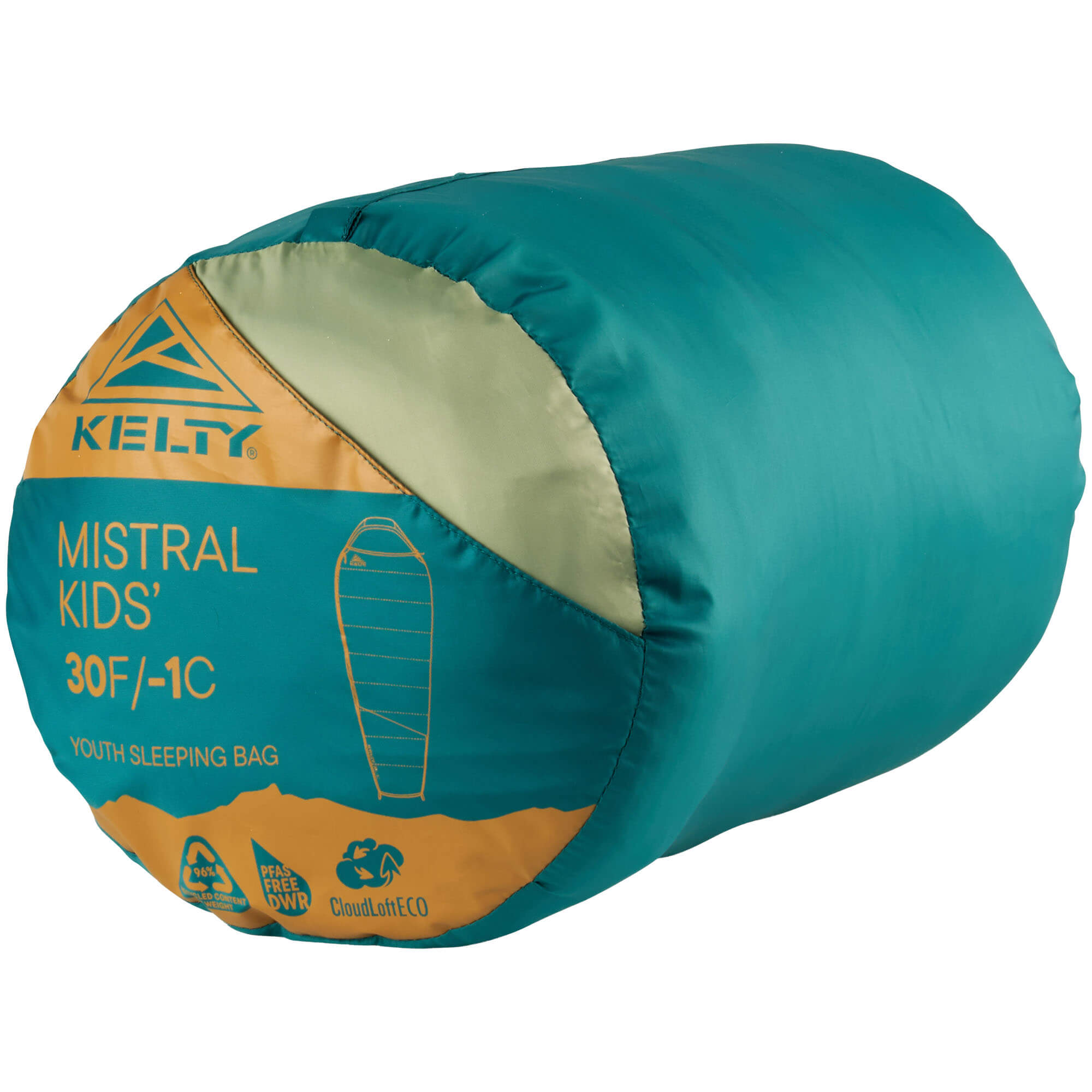 Kelty Mistral Kids' 30 Deg Lightweight Synthetic Sleeping Bag