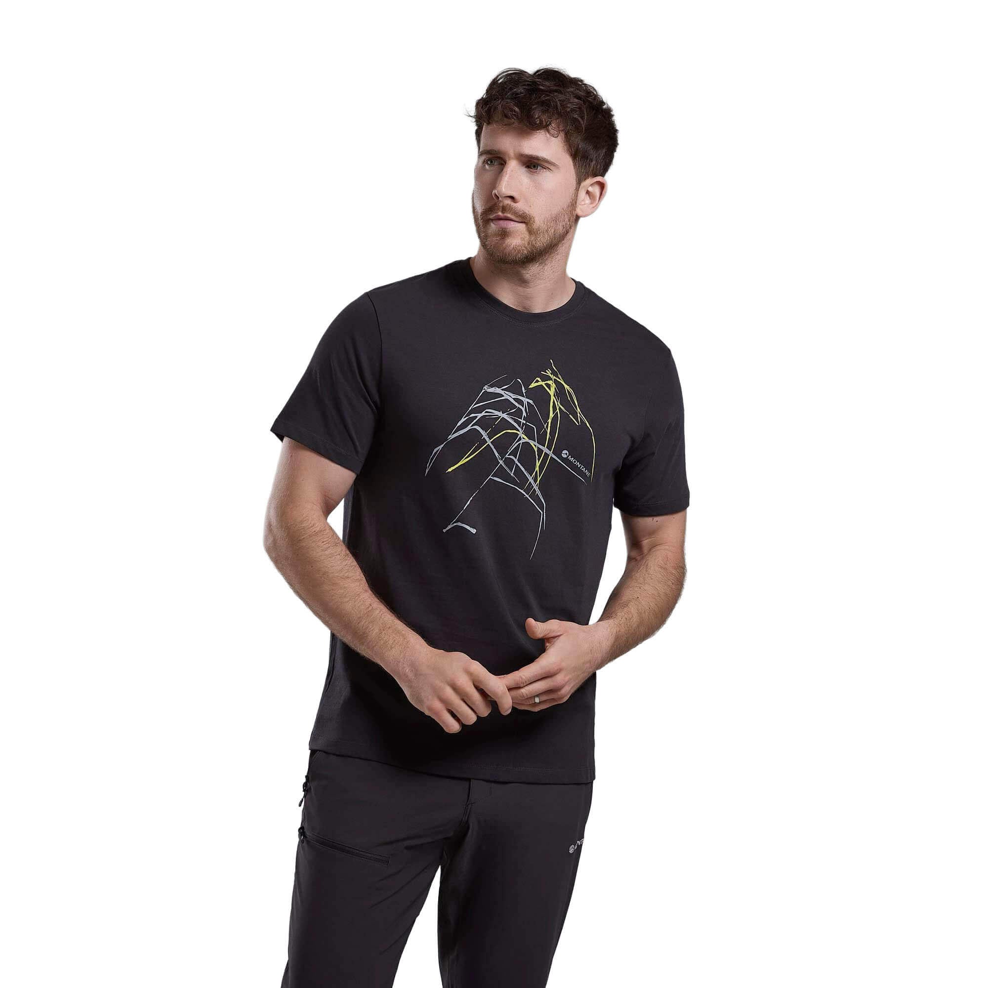 Montane Men’s Abstract Mountain T-Shirt
