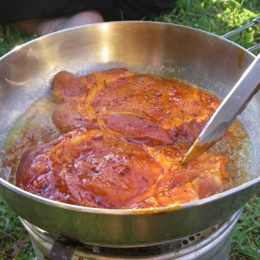 MSR Alpine Fry Pan Stainless Steel Camp Skillet