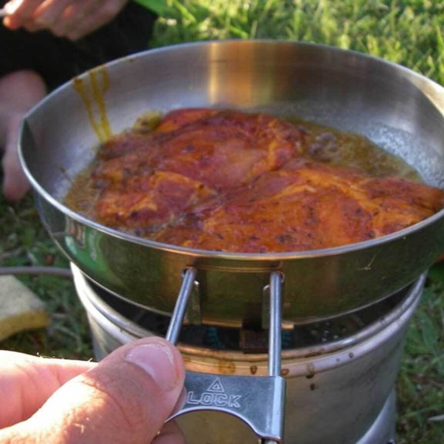 MSR Alpine Fry Pan Stainless Steel Camp Skillet