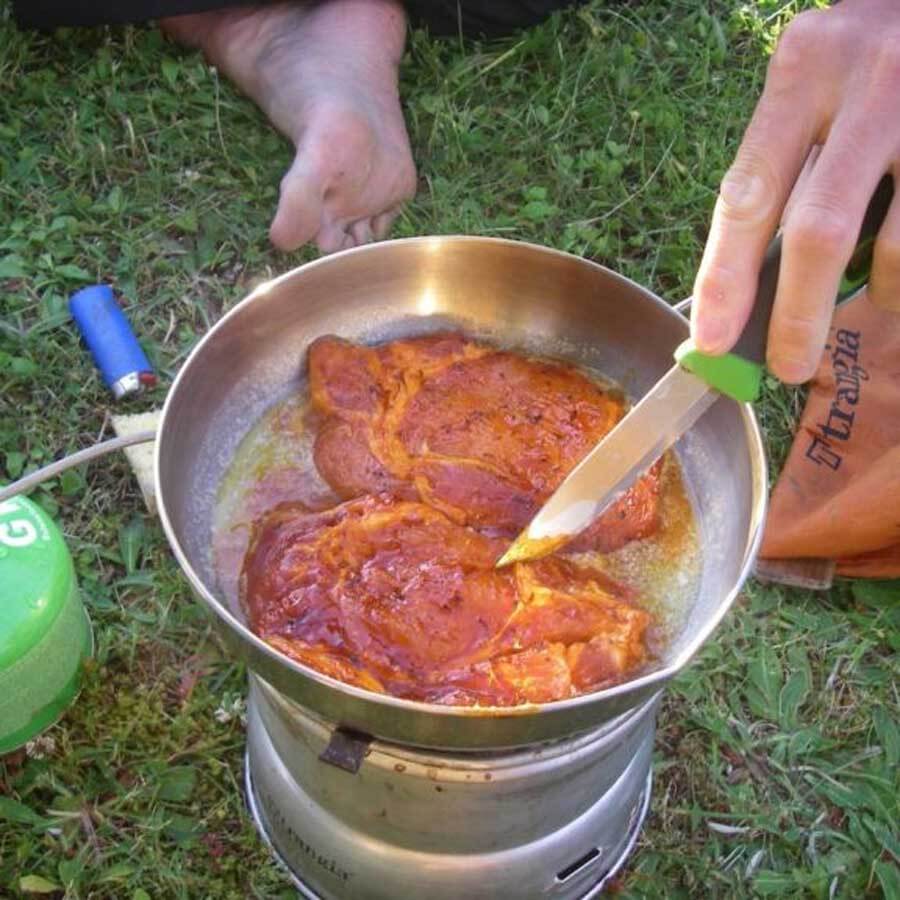 MSR Alpine Fry Pan Stainless Steel Camp Skillet