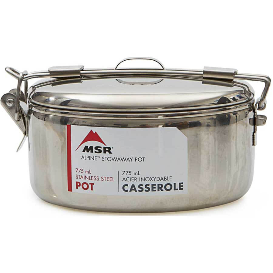 MSR Alpine StowAway Pot 775ml Stainless Steel Camp Cookware