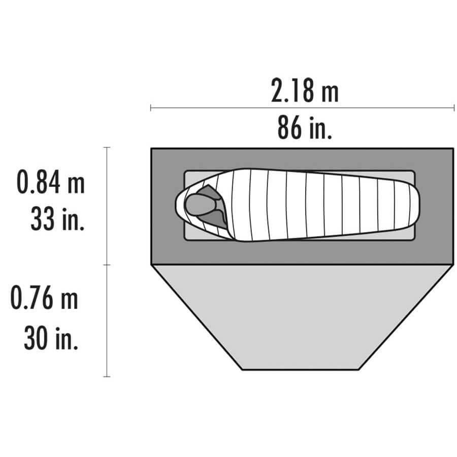 MSR Elixir 1 V2 Backpacking Tent with Footprint
