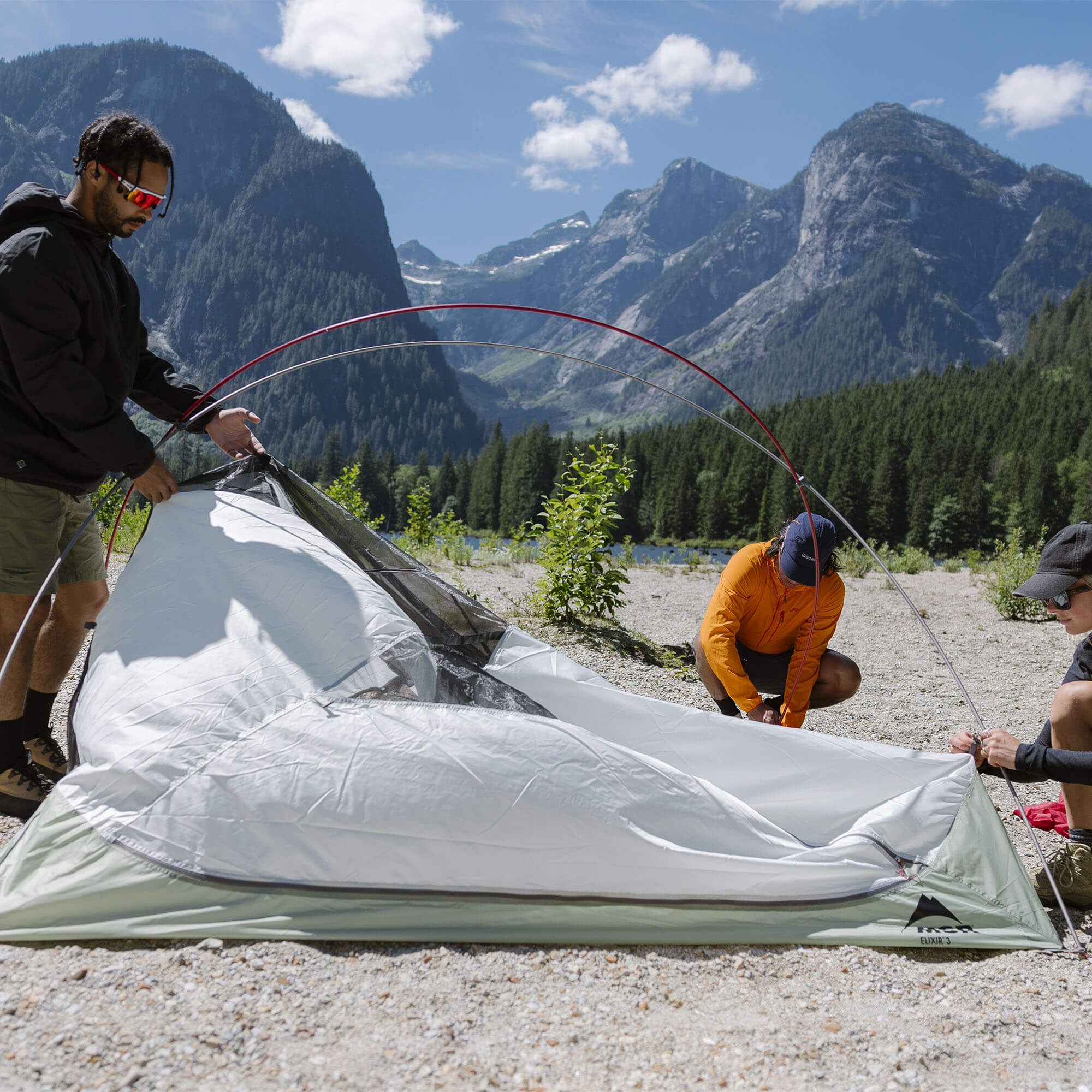 MSR Elixir 3 Lightweight 3 Person Tent