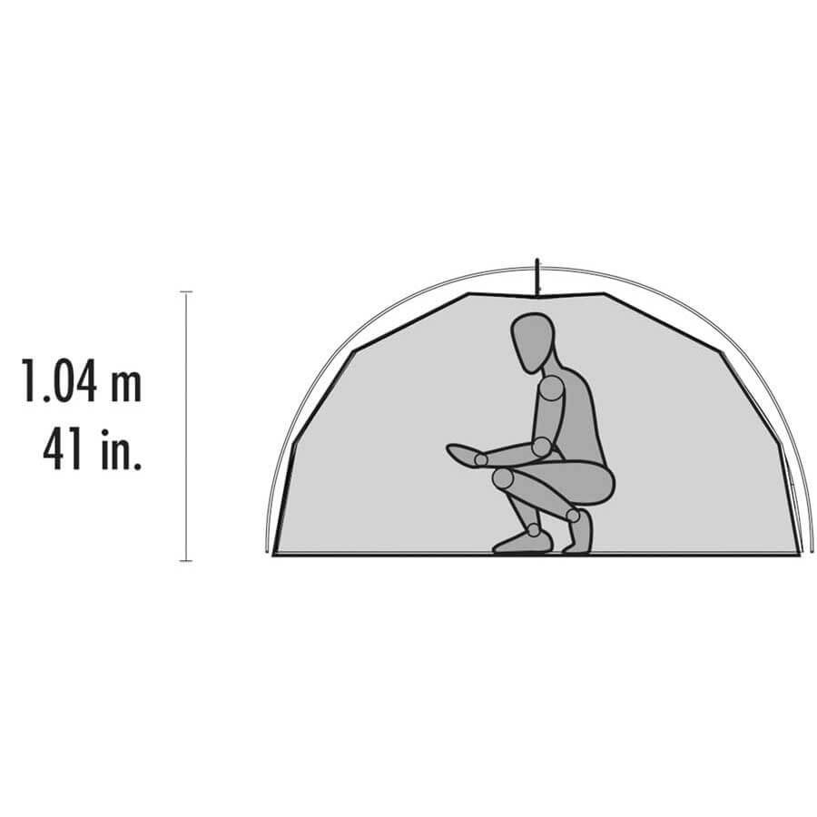 MSR Elixir 3 V2 Backpacking Tent with Footprint