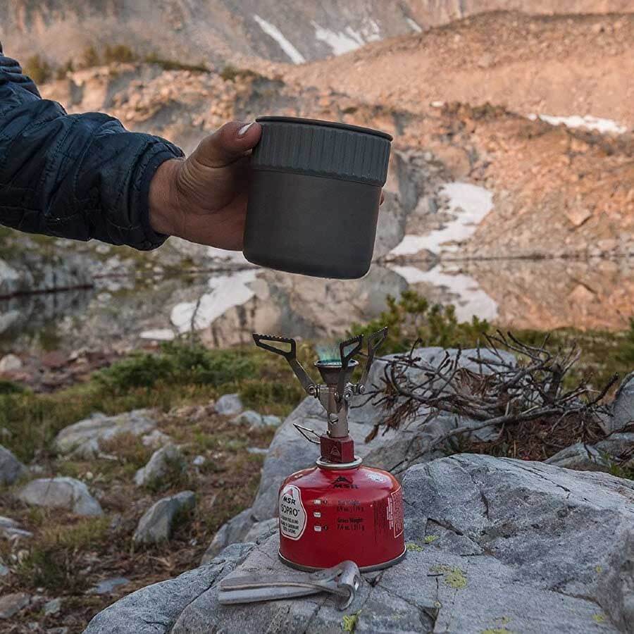 MSR Pocket Rocket 2 Mini Stove Kit Camping Stove & Cookware Set