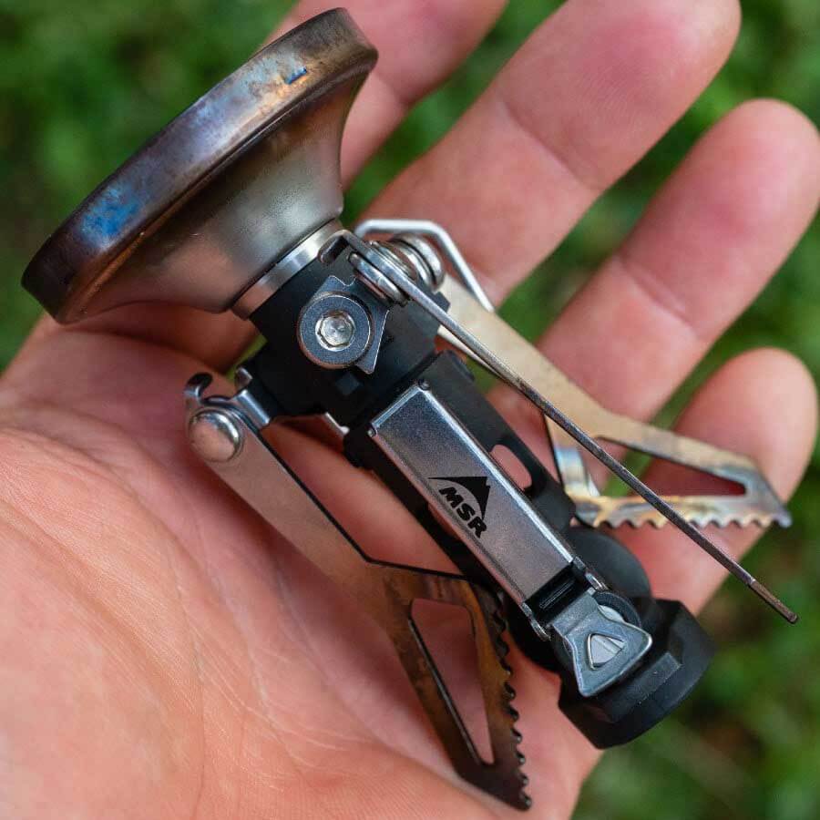 MSR Pocket Rocket Deluxe Stove Single Burner Camping Stove