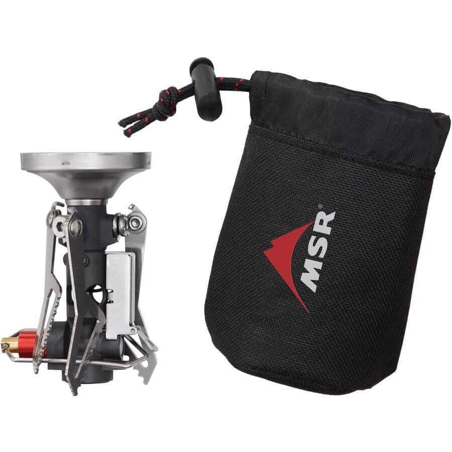 MSR Pocket Rocket Deluxe Stove Single Burner Camping Stove