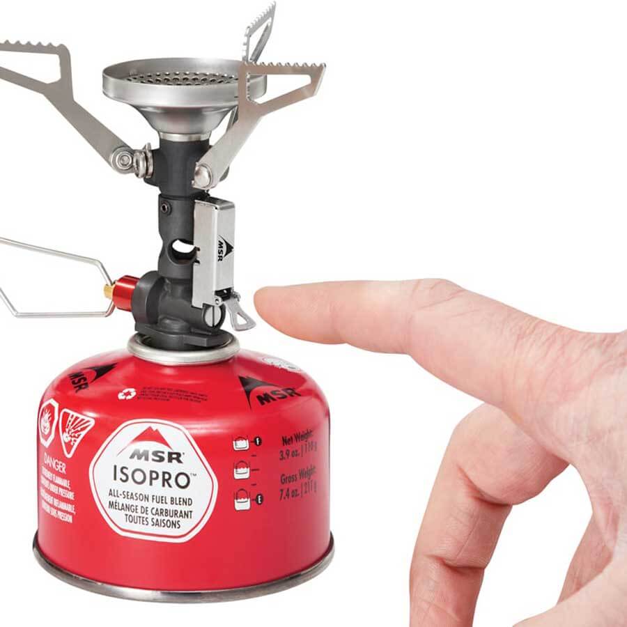 MSR Pocket Rocket Deluxe Stove Single Burner Camping Stove