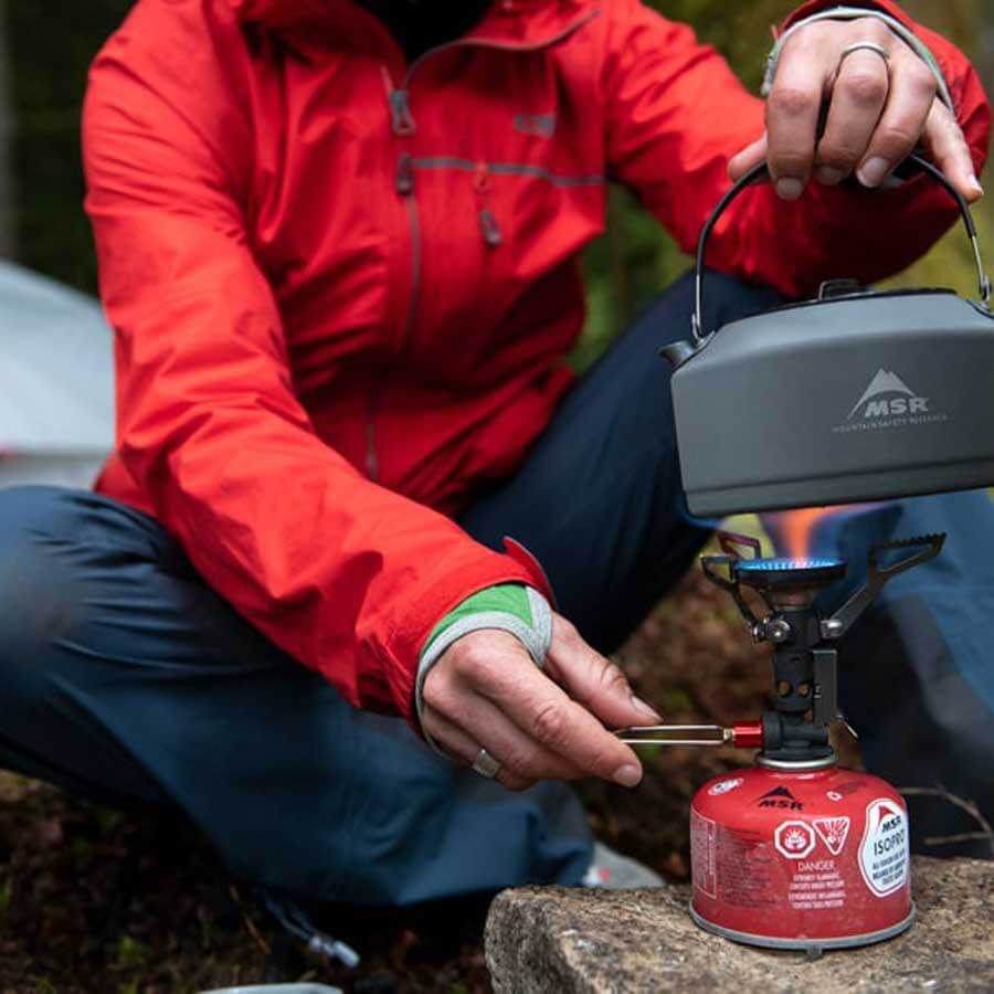 MSR Pocket Rocket Deluxe Stove Single Burner Camping Stove