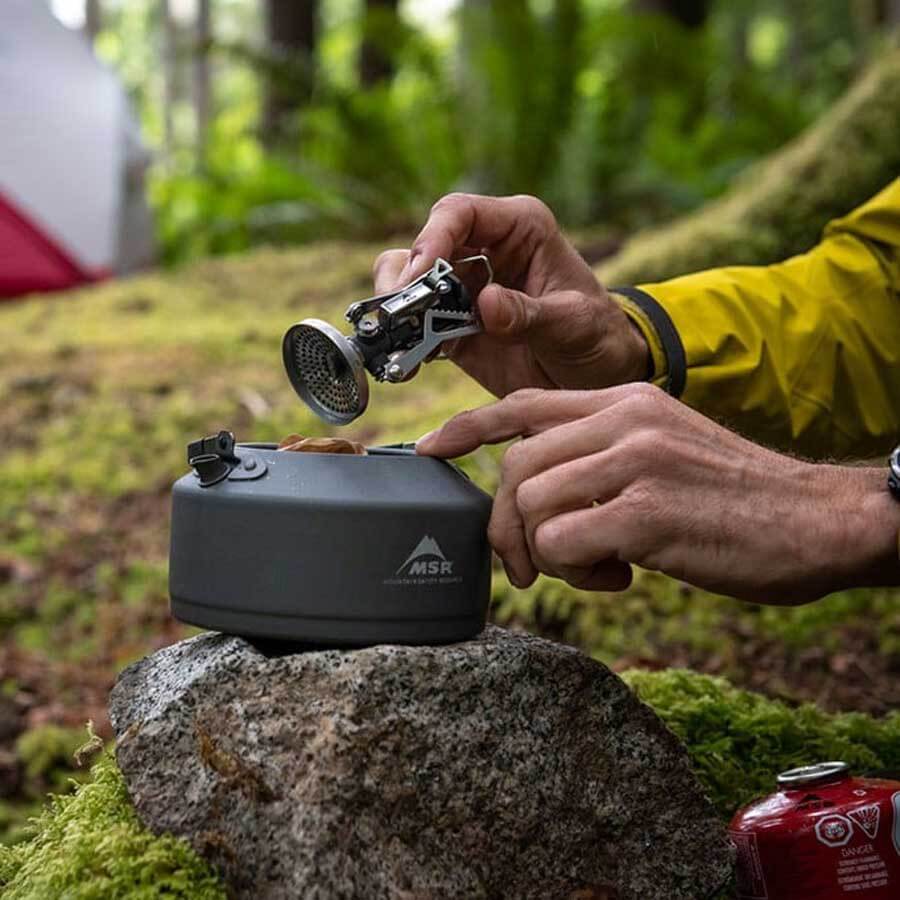 MSR Pocket Rocket Deluxe Stove Single Burner Camping Stove