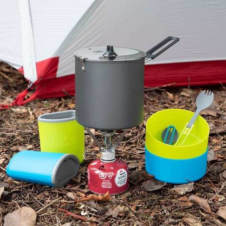 MSR Pocket Rocket Stove Kit Single Burner & Cookware Set