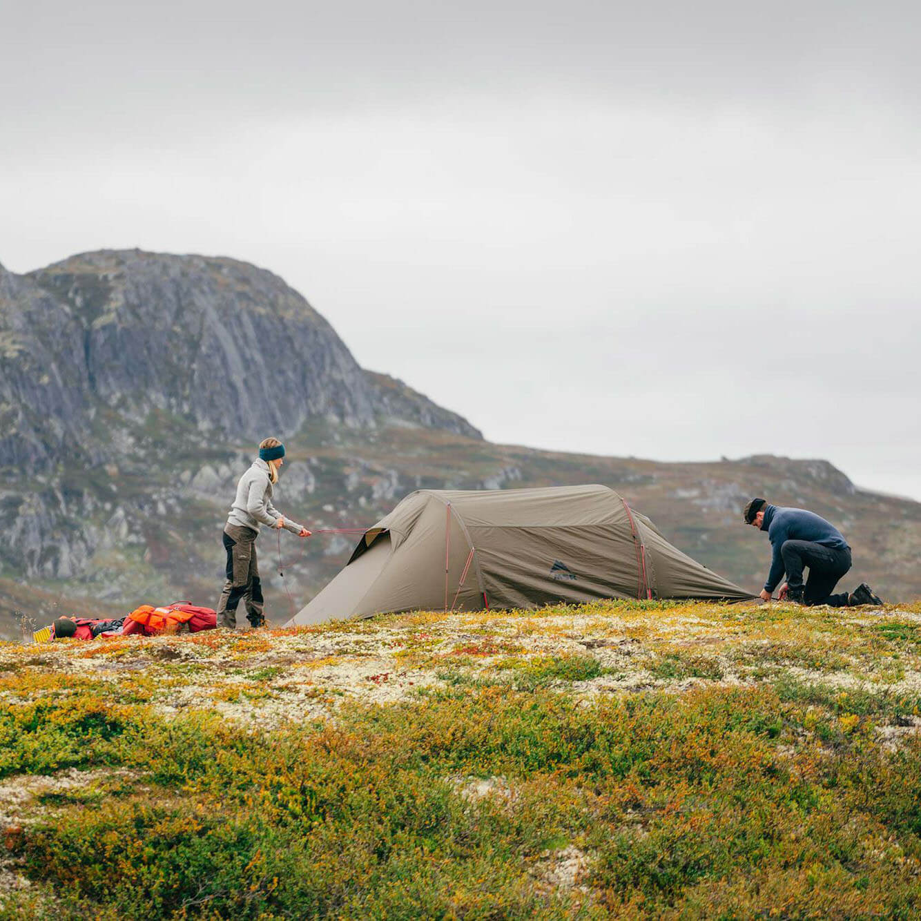 MSR Tindheim 2 Backpacking Tunnel Tent with Footprint