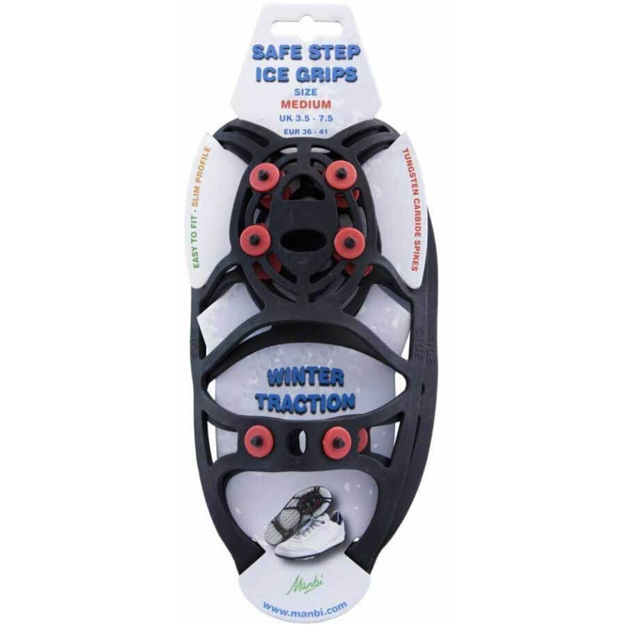 Manbi Safe Step Ice Grips Winter Non Slip Snow Spikes