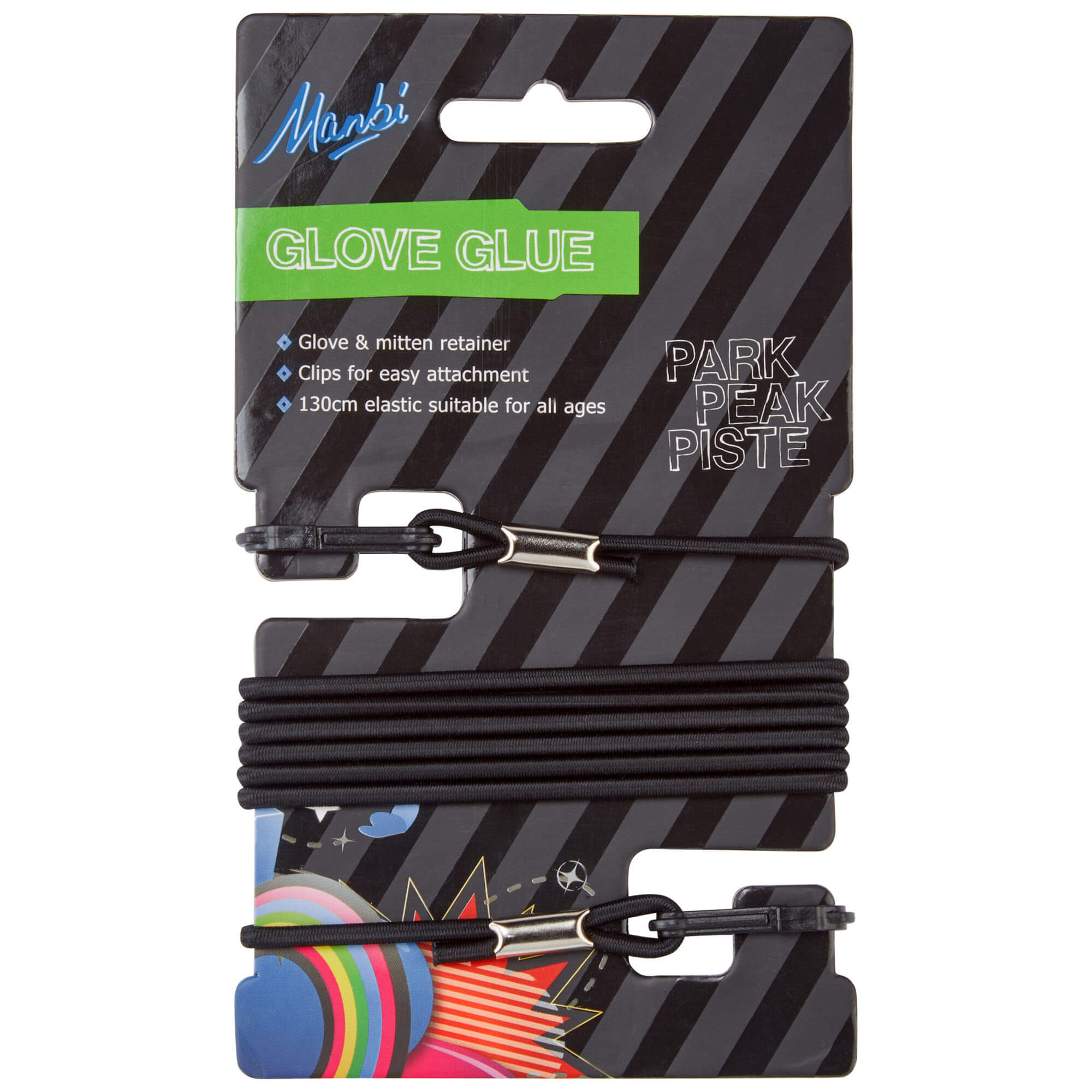 Manbi Stretch Retainer Glove Glue Kids' Childrens Mitten String