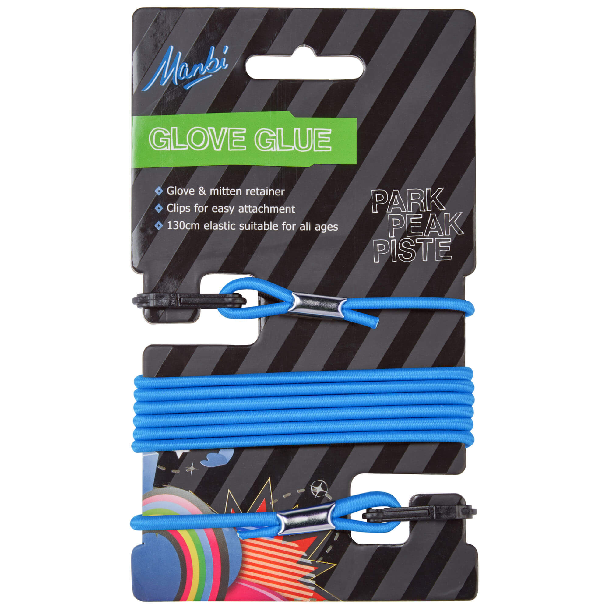 Manbi Stretch Retainer Glove Glue Kids' Childrens Mitten String