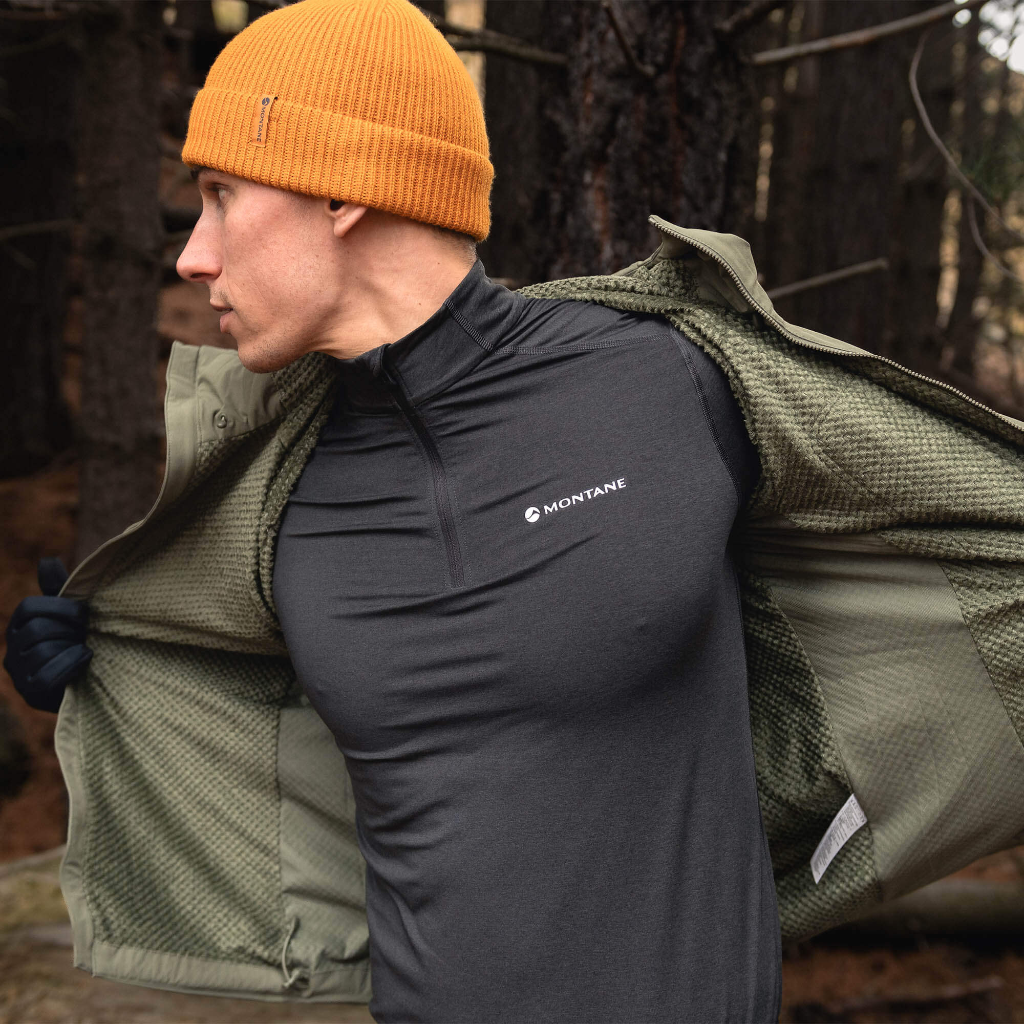 Montane Dart Zip Neck Mens Long-Sleeve Running Top