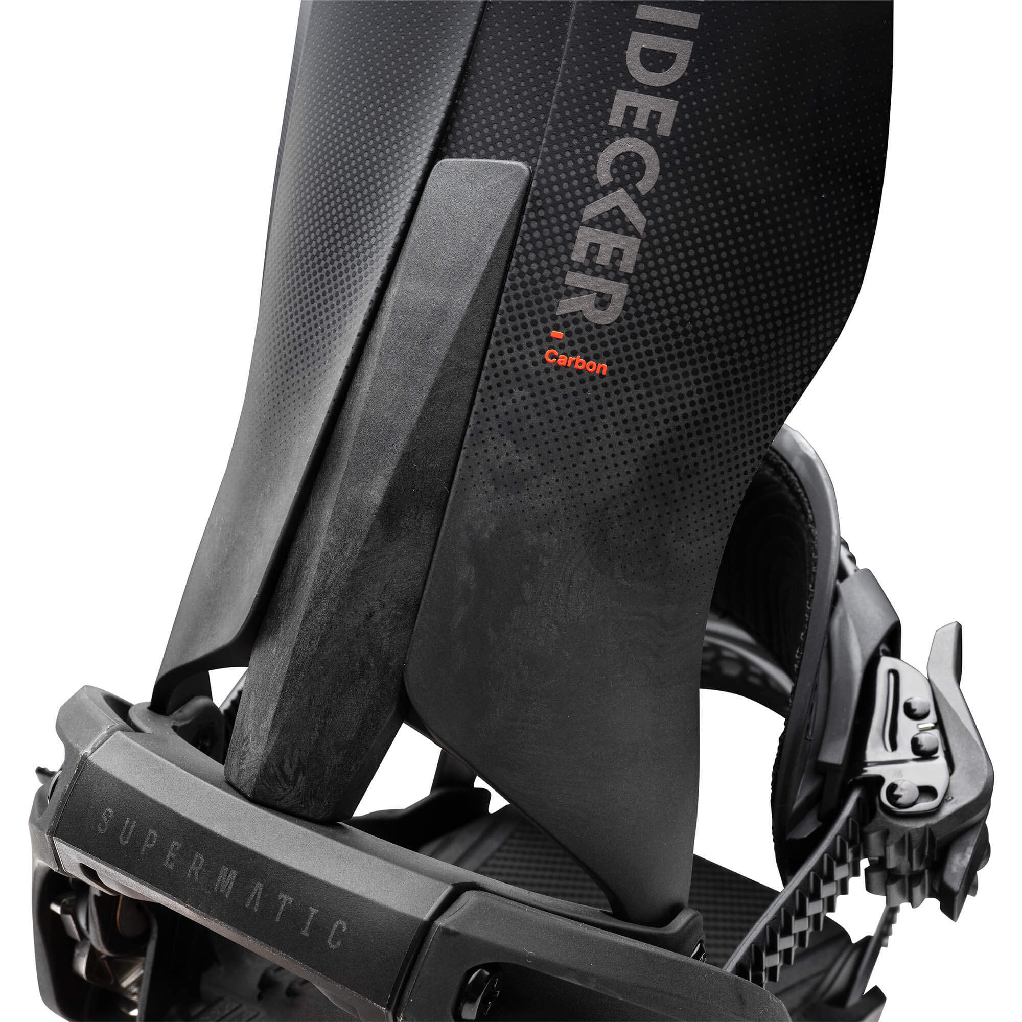 Nidecker Carbon Supermatic Step-In Snowboard Bindings