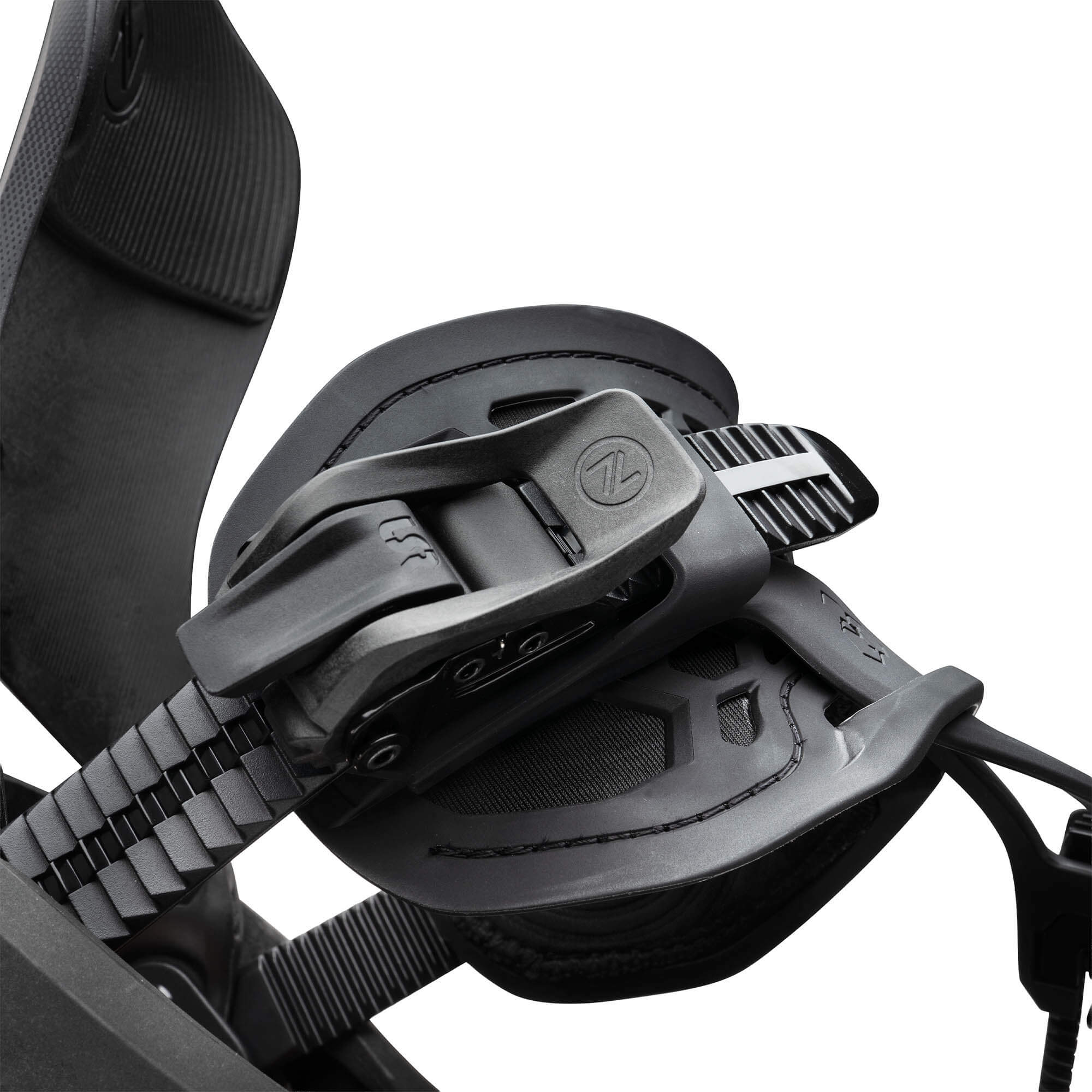 Nidecker Carbon Supermatic Step-In Snowboard Bindings