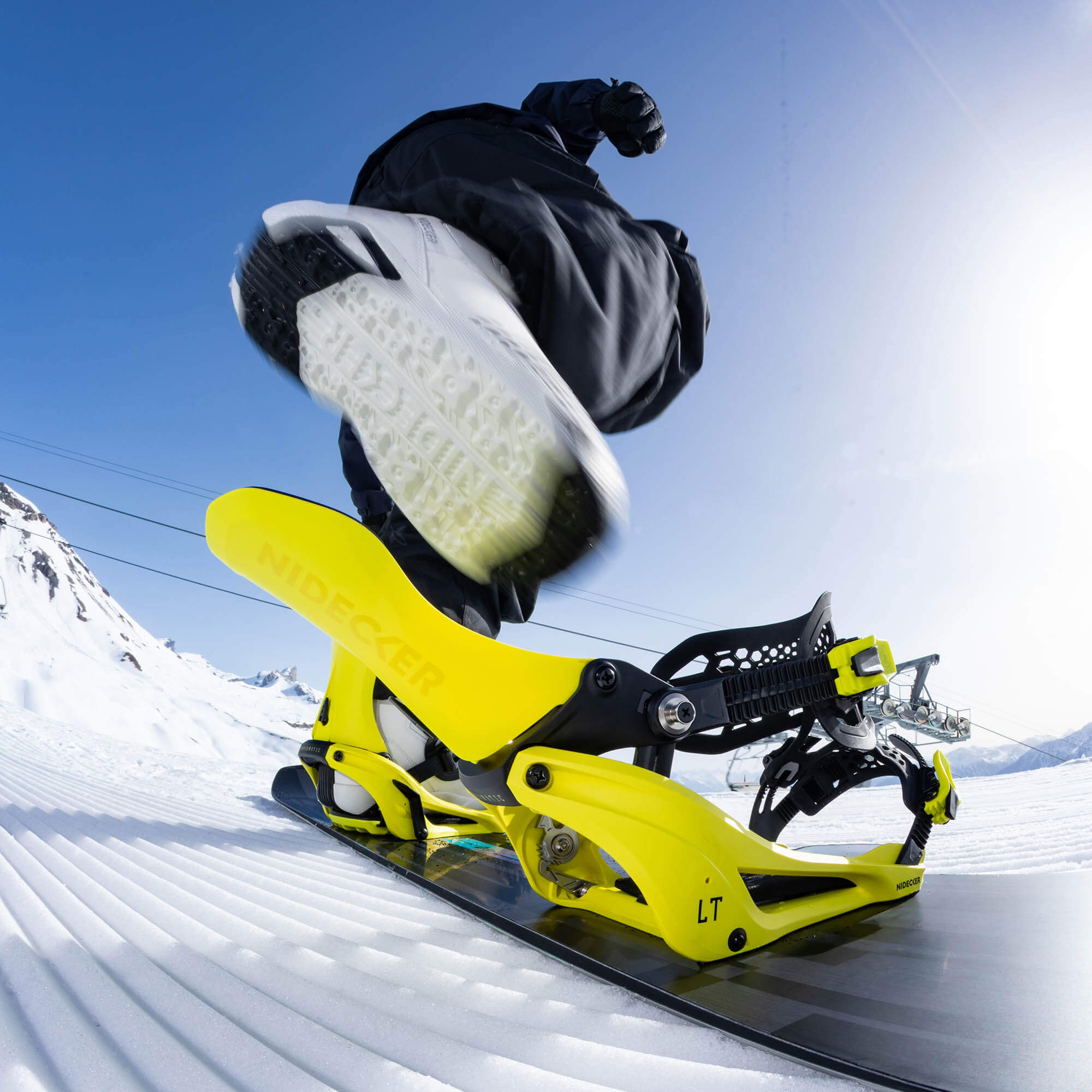 Nidecker LT Supermatic Step-In Snowboard Bindings