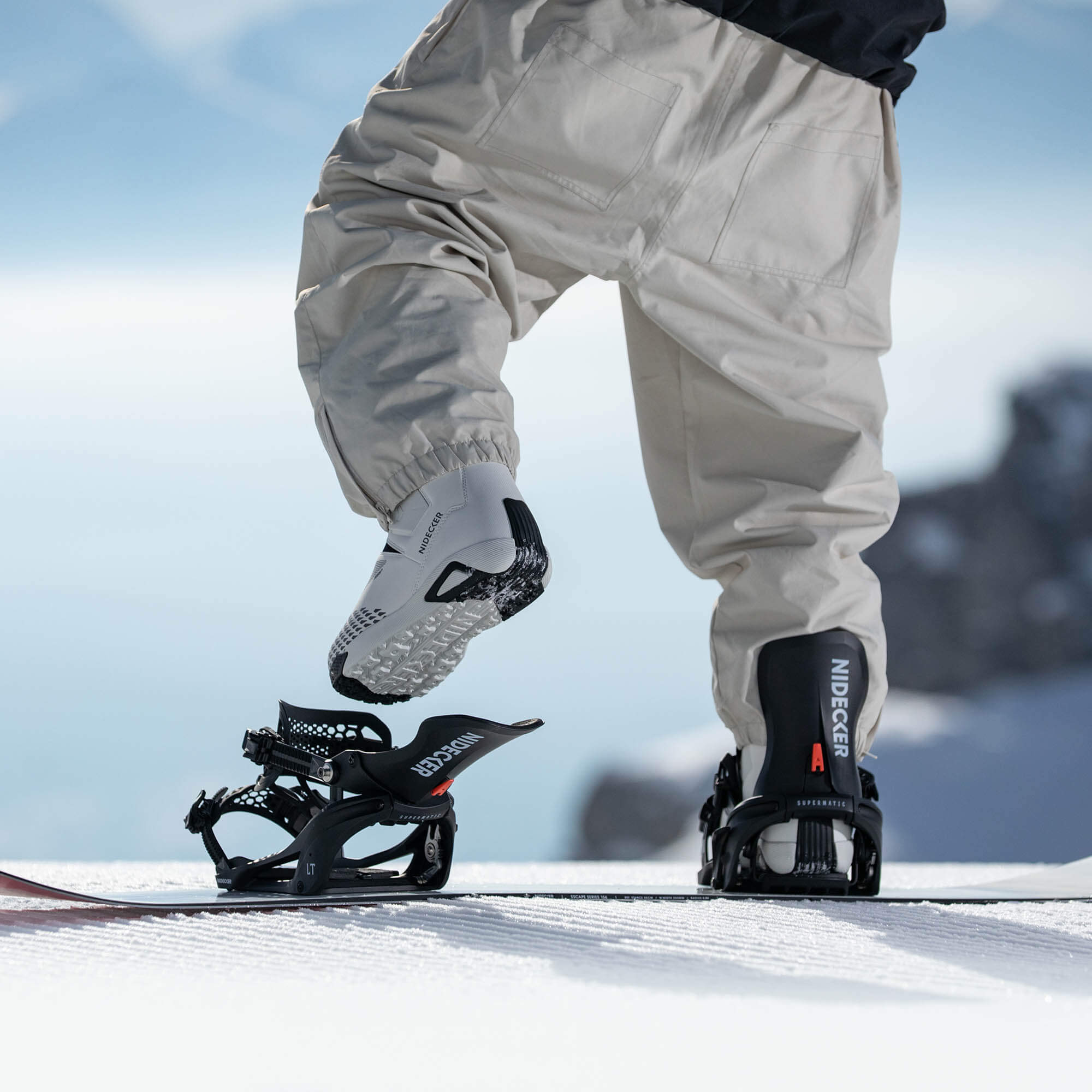 Nidecker LT Supermatic Step-In Snowboard Bindings
