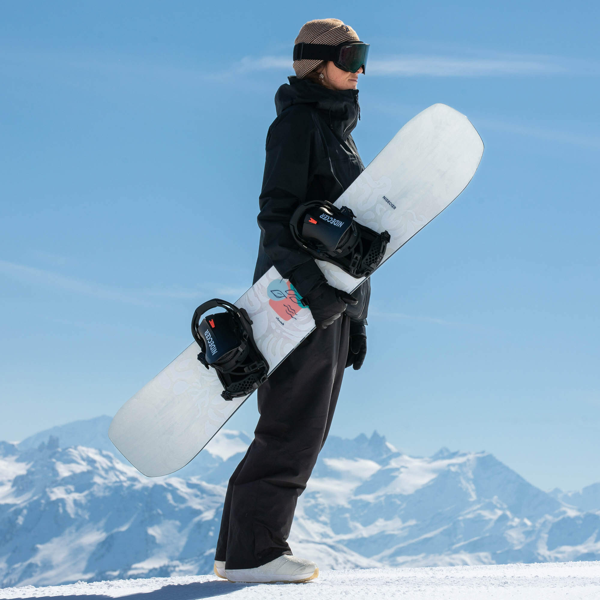 Nidecker LT Supermatic Step-In Snowboard Bindings