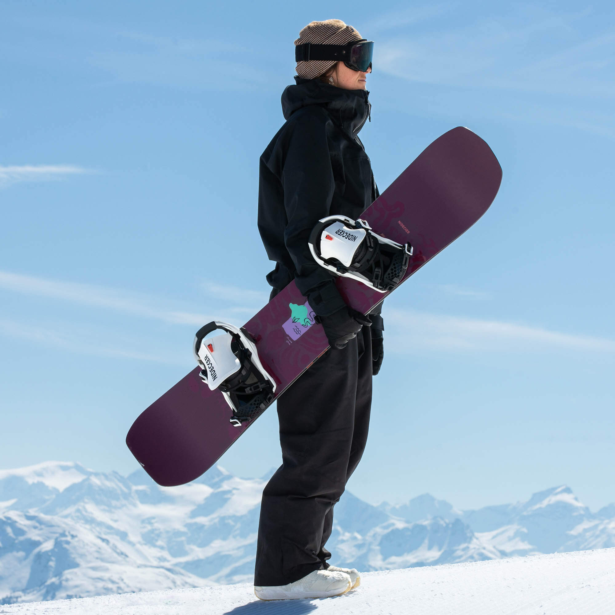 Nidecker LT Supermatic Step-In Snowboard Bindings