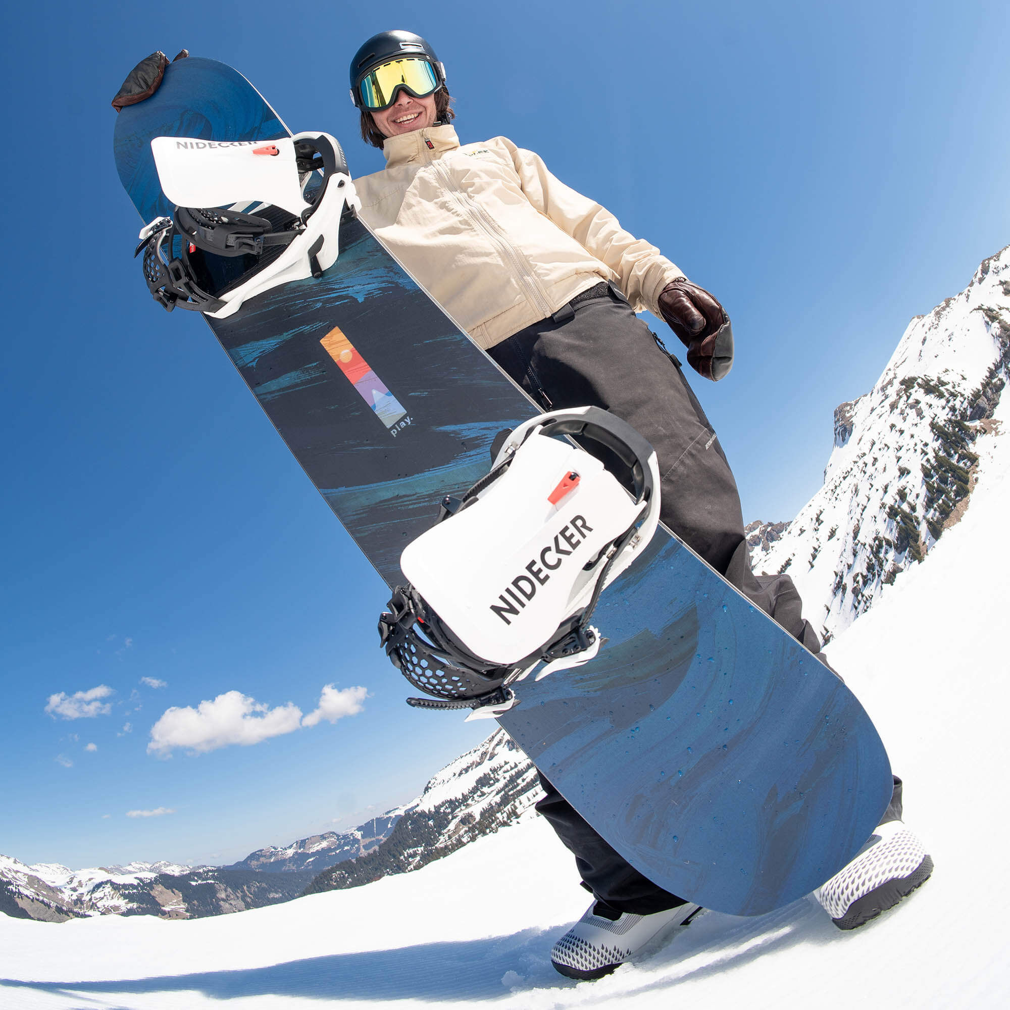 Nidecker LT Supermatic Step-In Snowboard Bindings