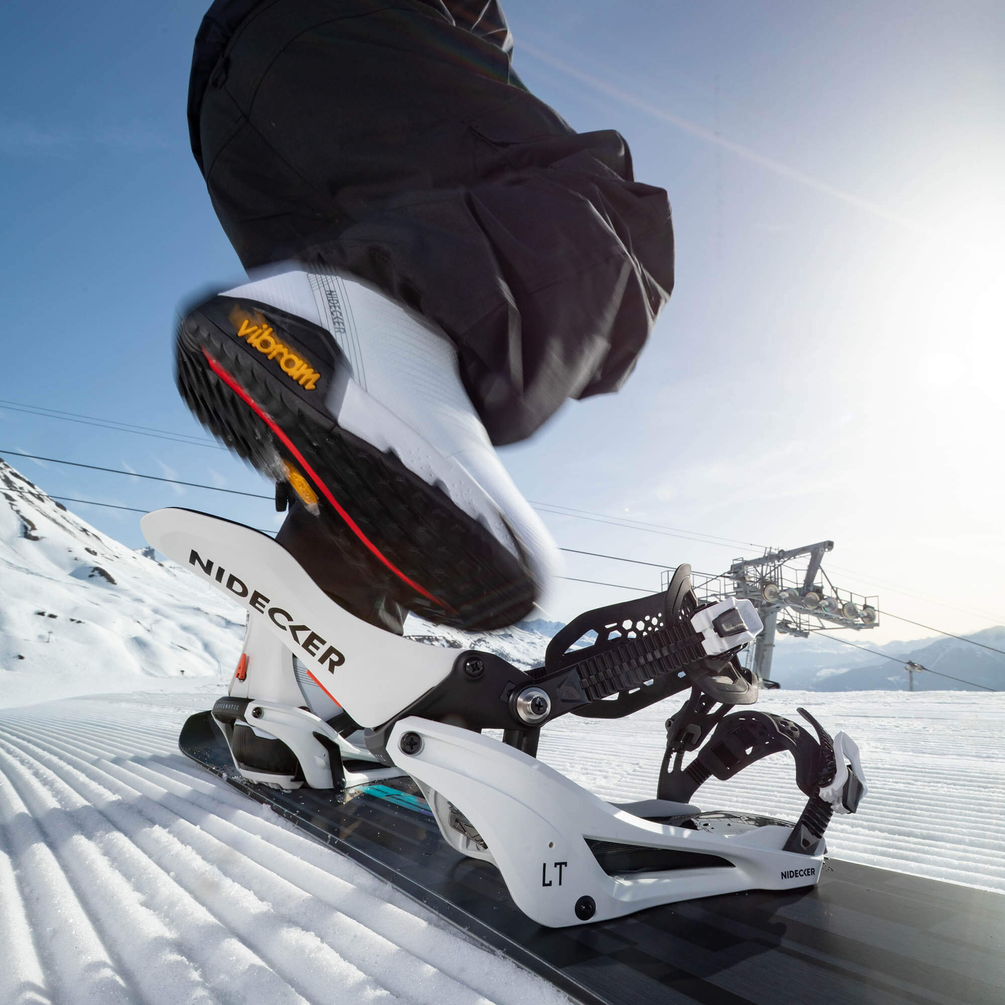 Nidecker LT Supermatic Step-In Snowboard Bindings
