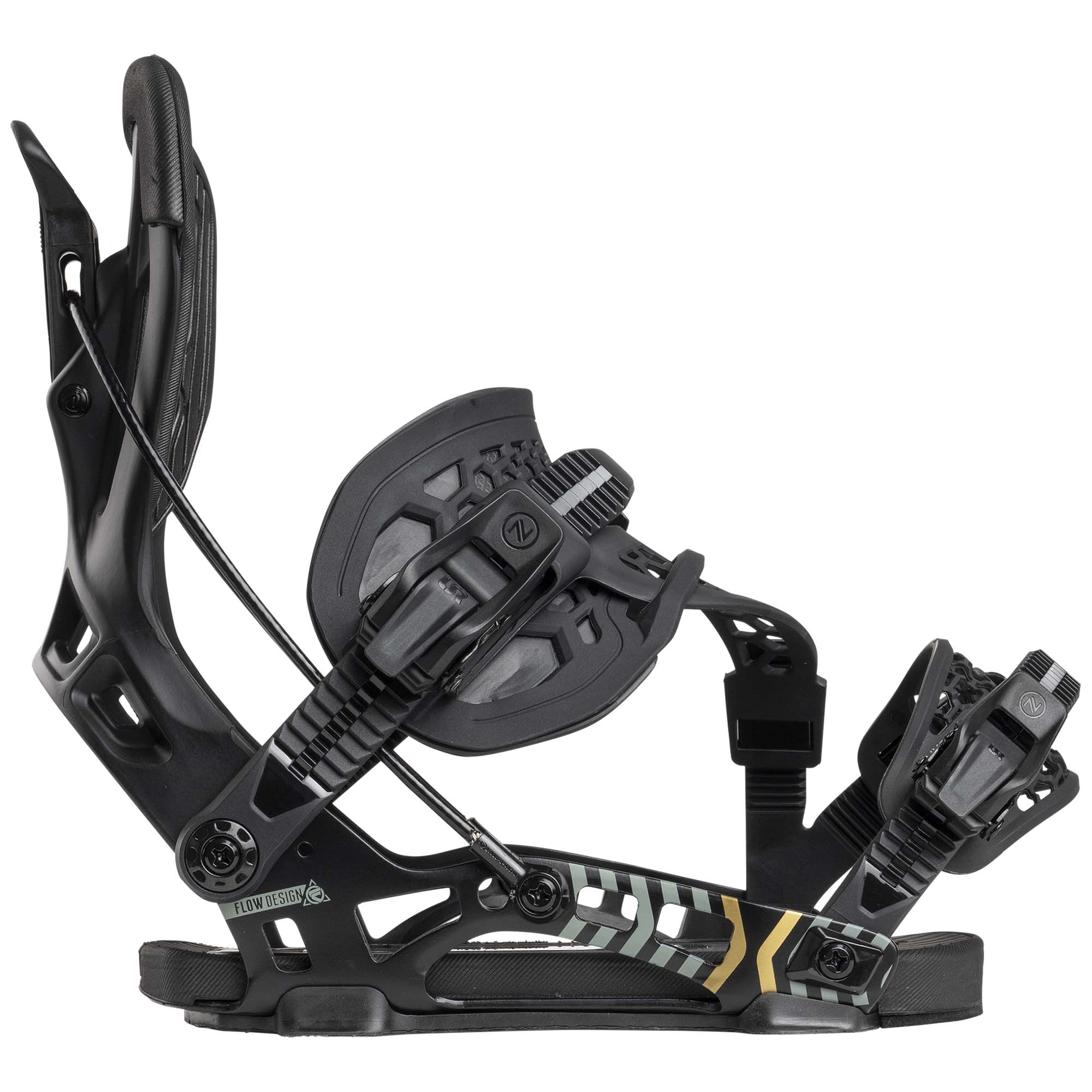Nidecker Flow Design NX2 Hybrid Snowboard Bindings 2025