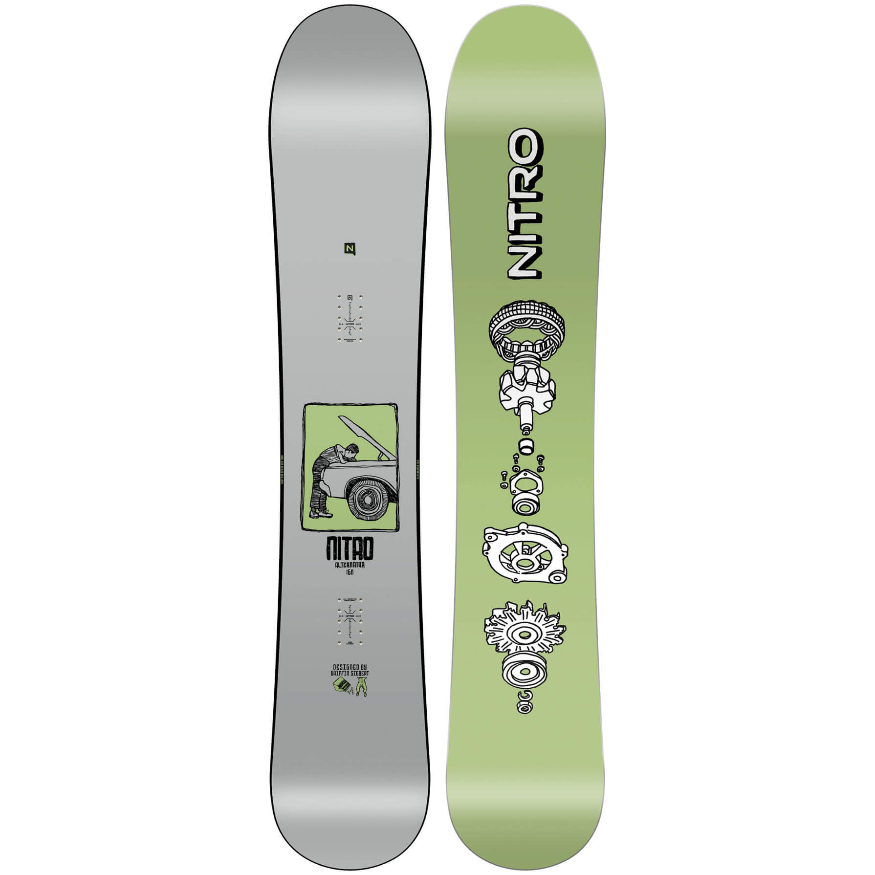 Nitro Alternator All Mountain/Freestyle Snowboard