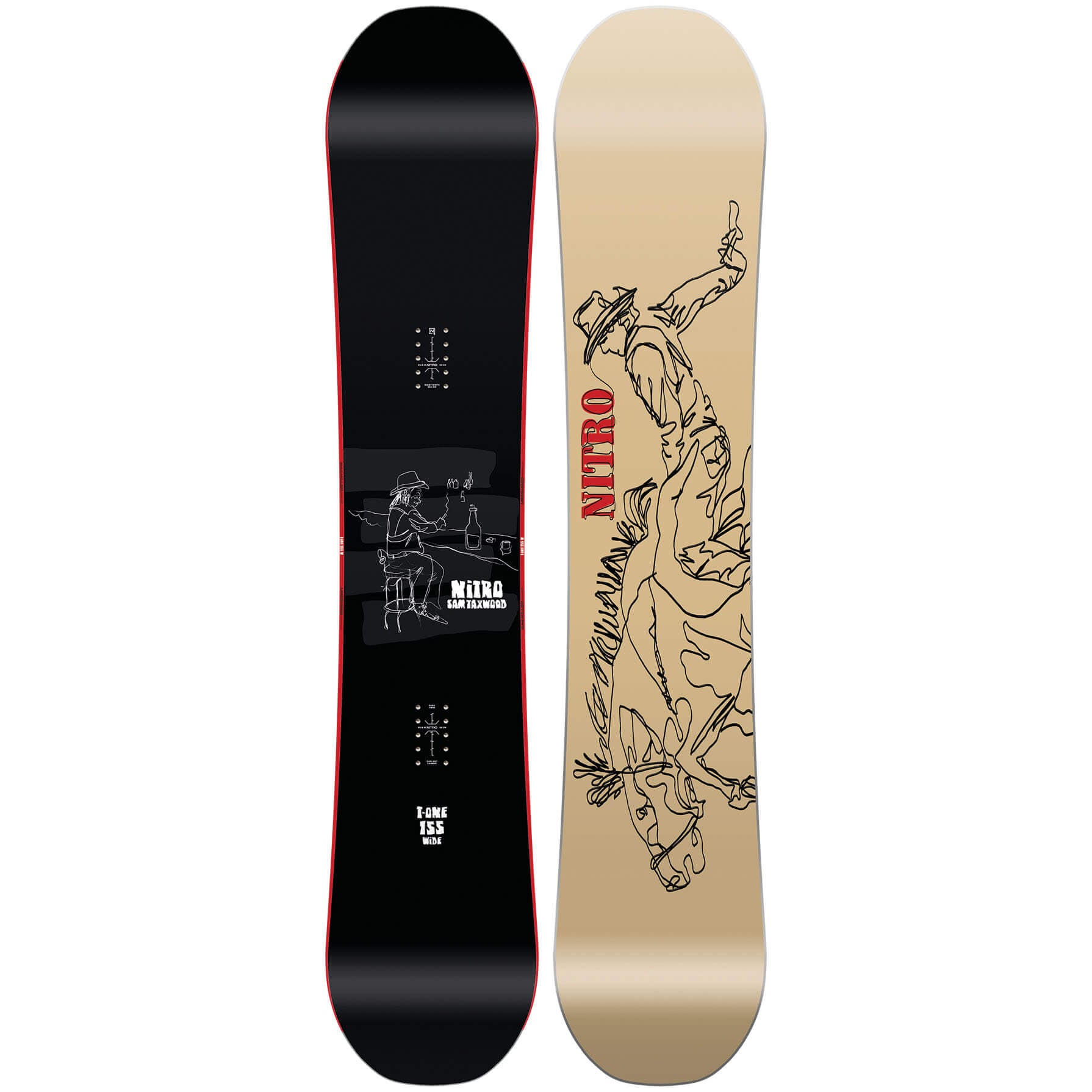 Nitro T1 Freestyle Snowboard
