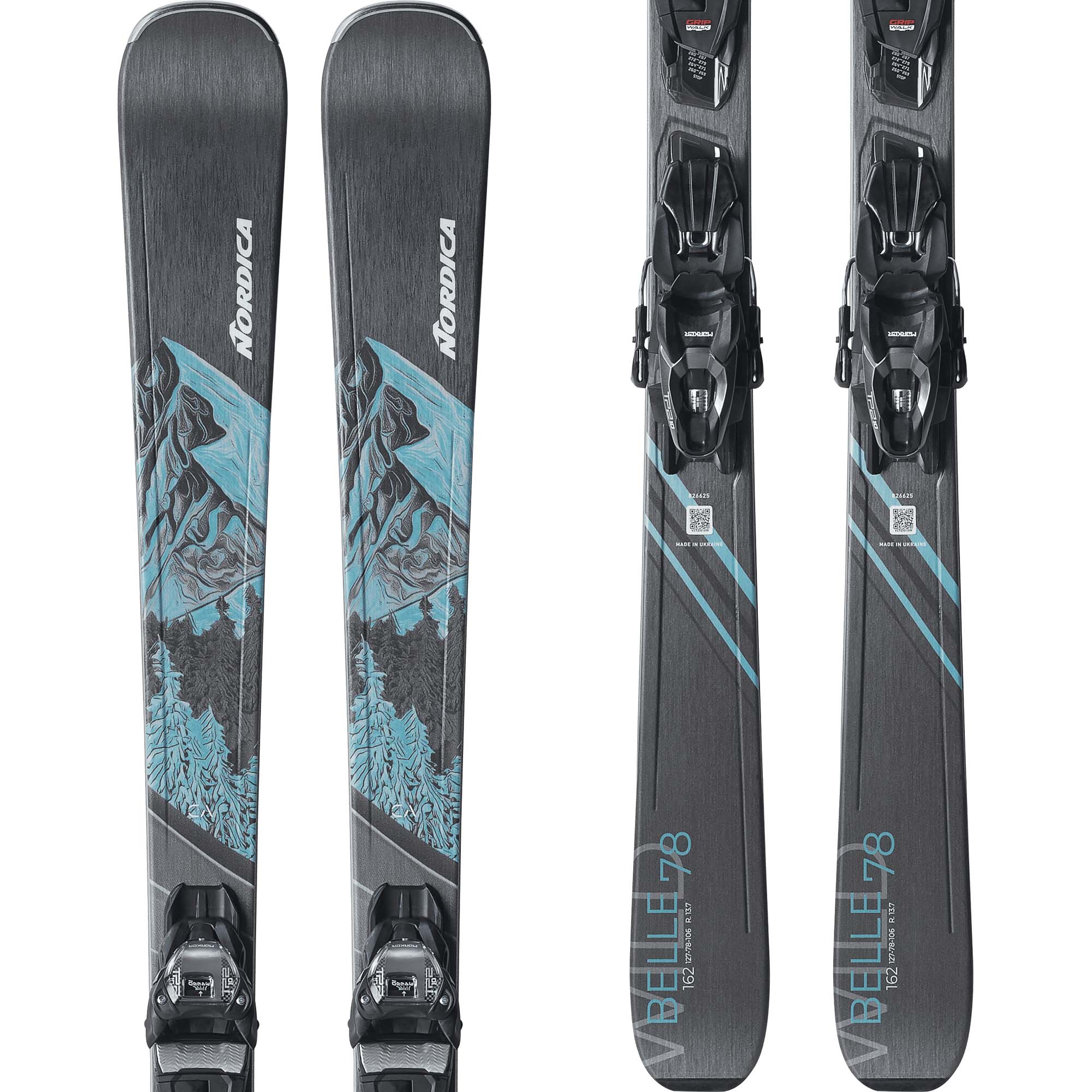 Nordica Wild Belle 78 + Tp2Comp10 Fdt Skis 2026 | Absolute-Snow