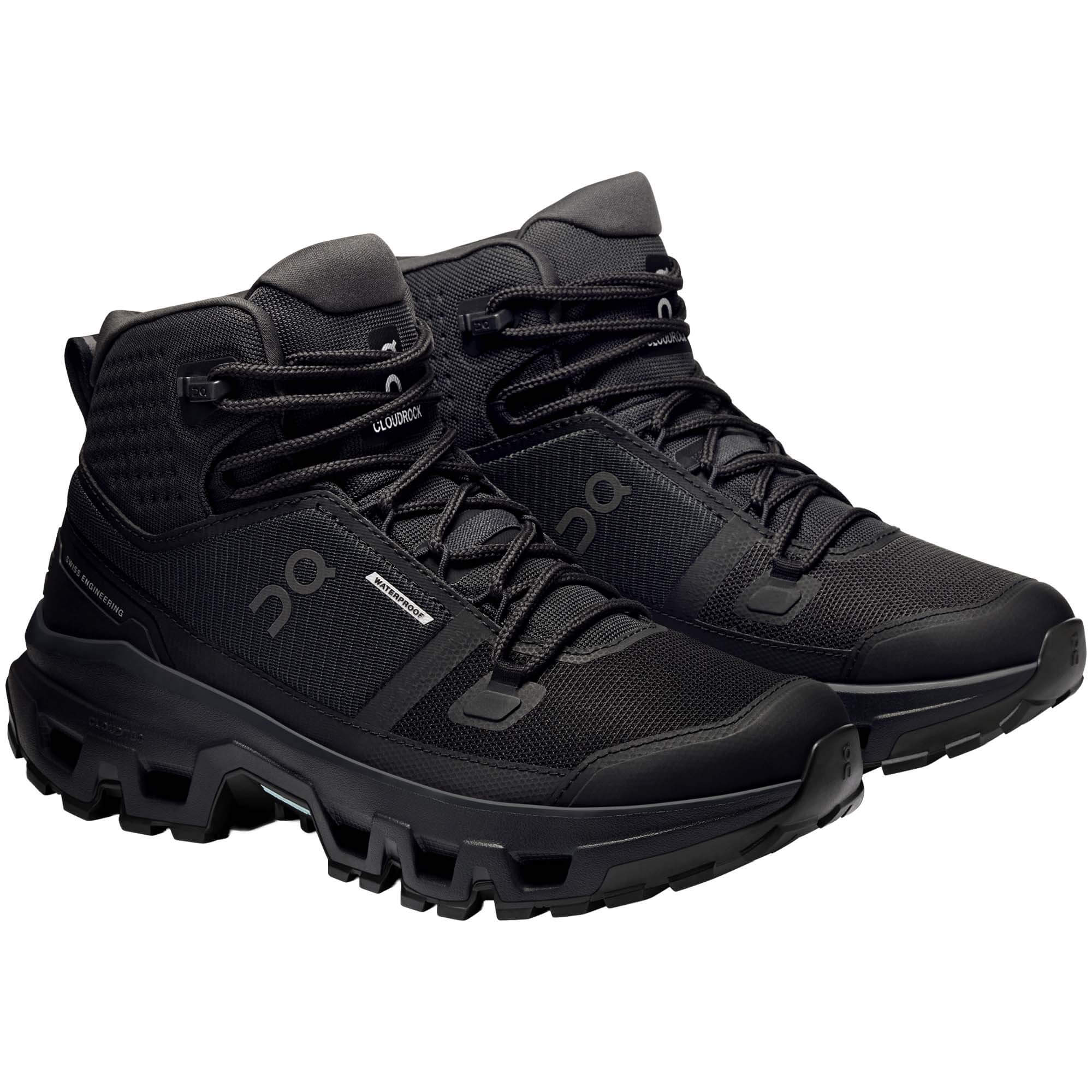 On Cloudrock Mid Waterproof Women's Hiking Boots